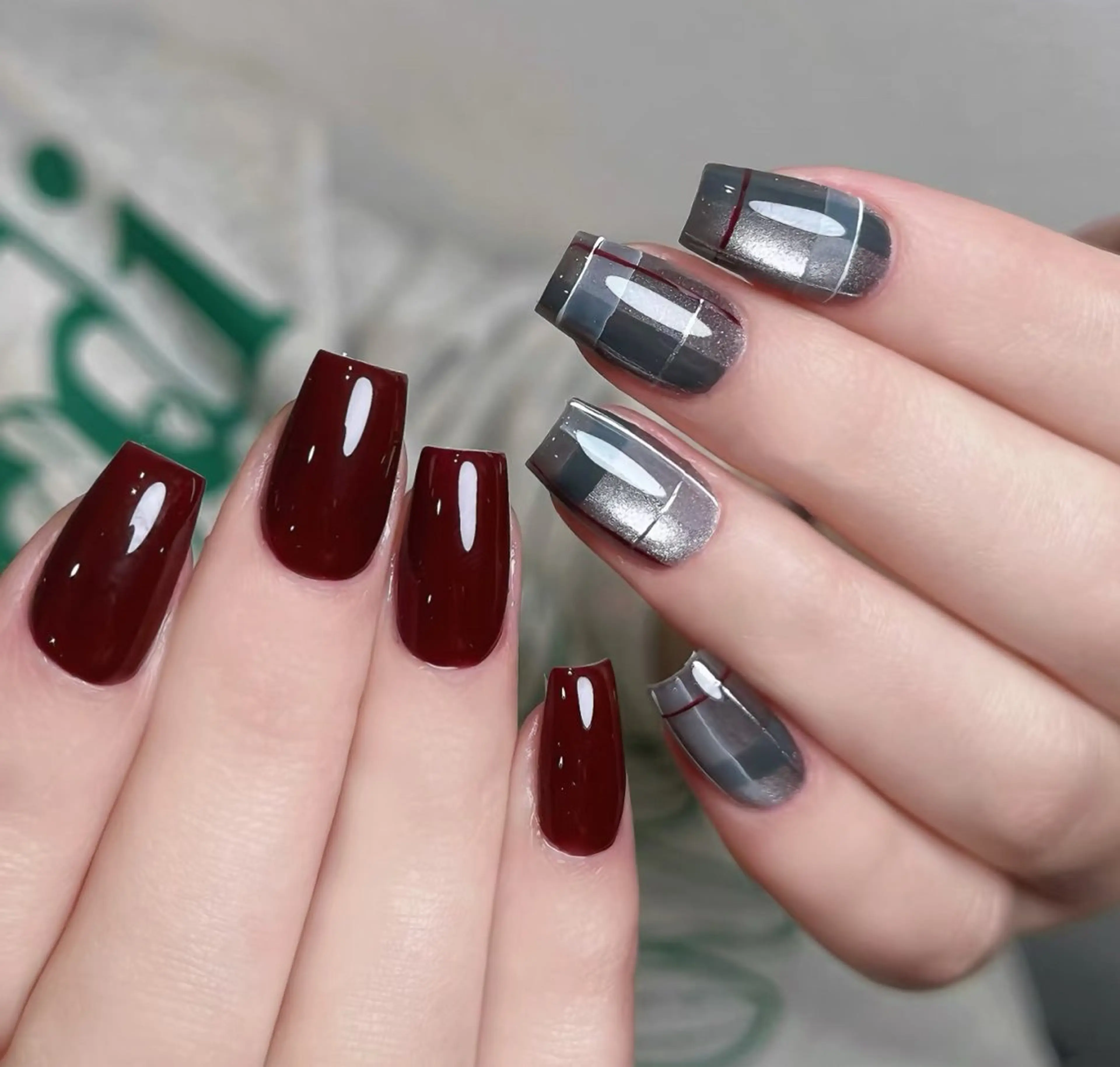 ネイル アートネイル チークネイル 長さ出し フレンチネイル ジェルネイル Y•K美學院(ネイルサロン  エステティックサロン)所属・YK Beauty salonのマツエク・マツパデザイン