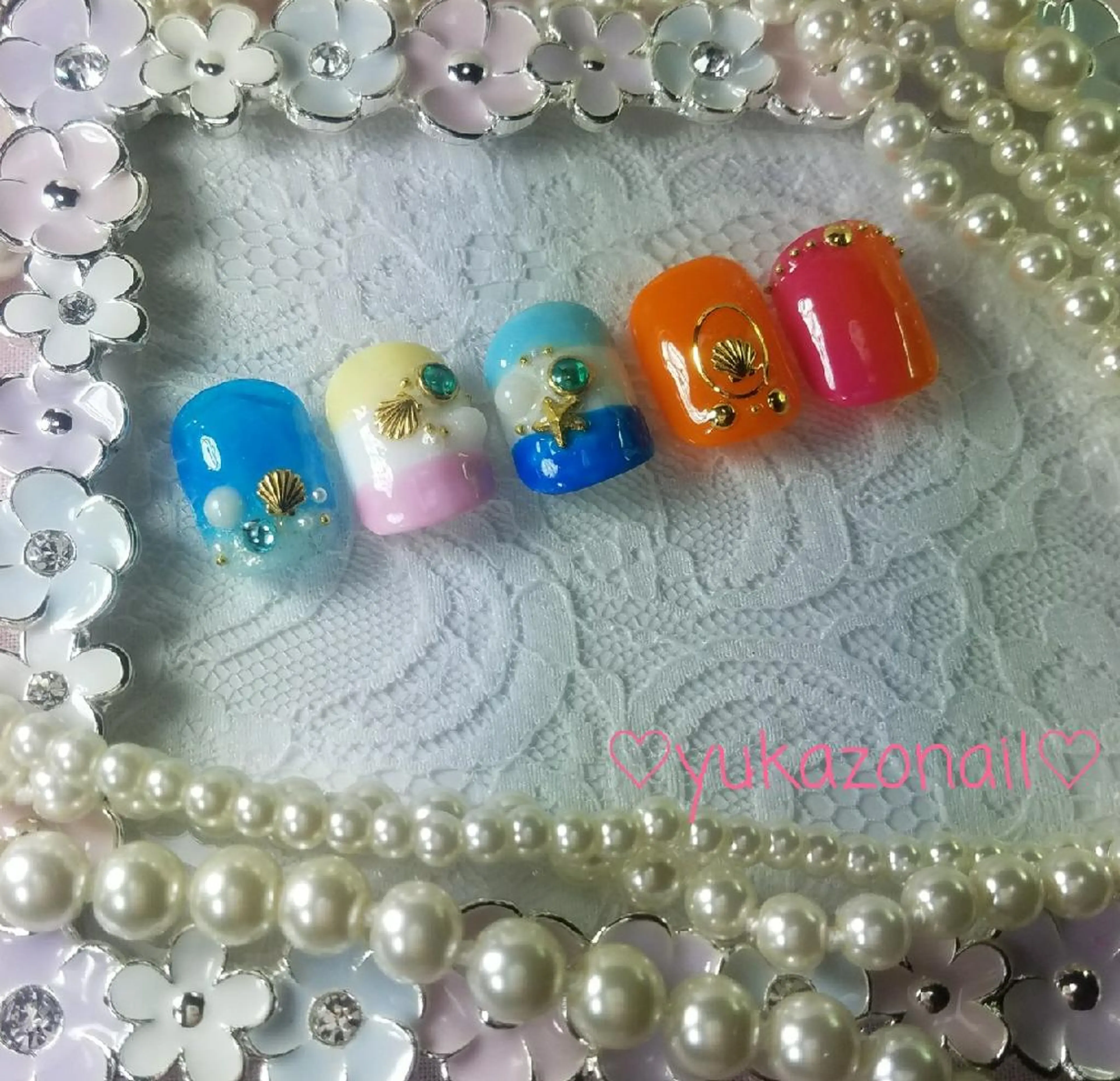 ネイル ネイルチップ nail atelier yuka所属・❤ yuka❤のネイルデザイン