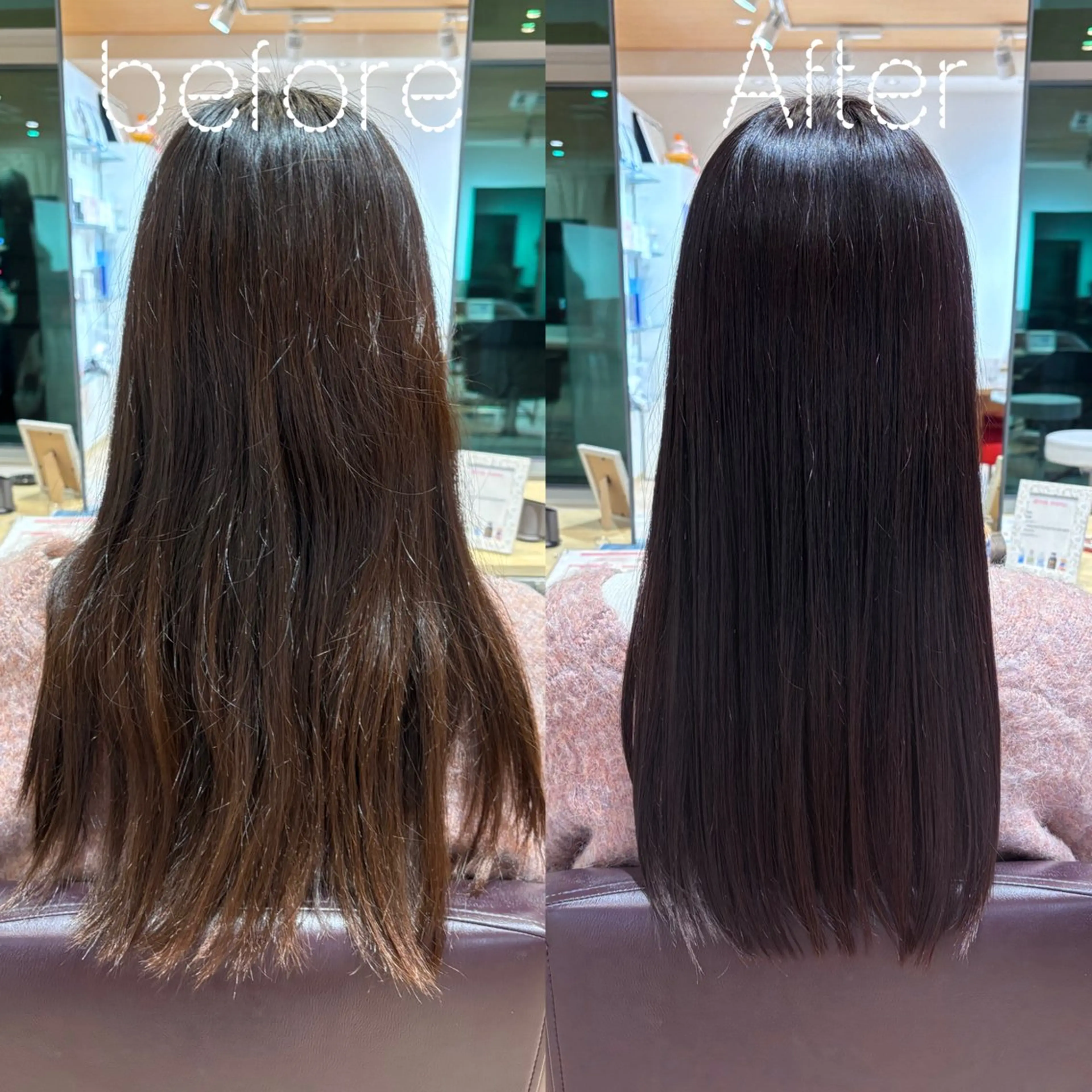 カラー ツヤ髪🎀暖色カラー さとあみのヘアスタイル