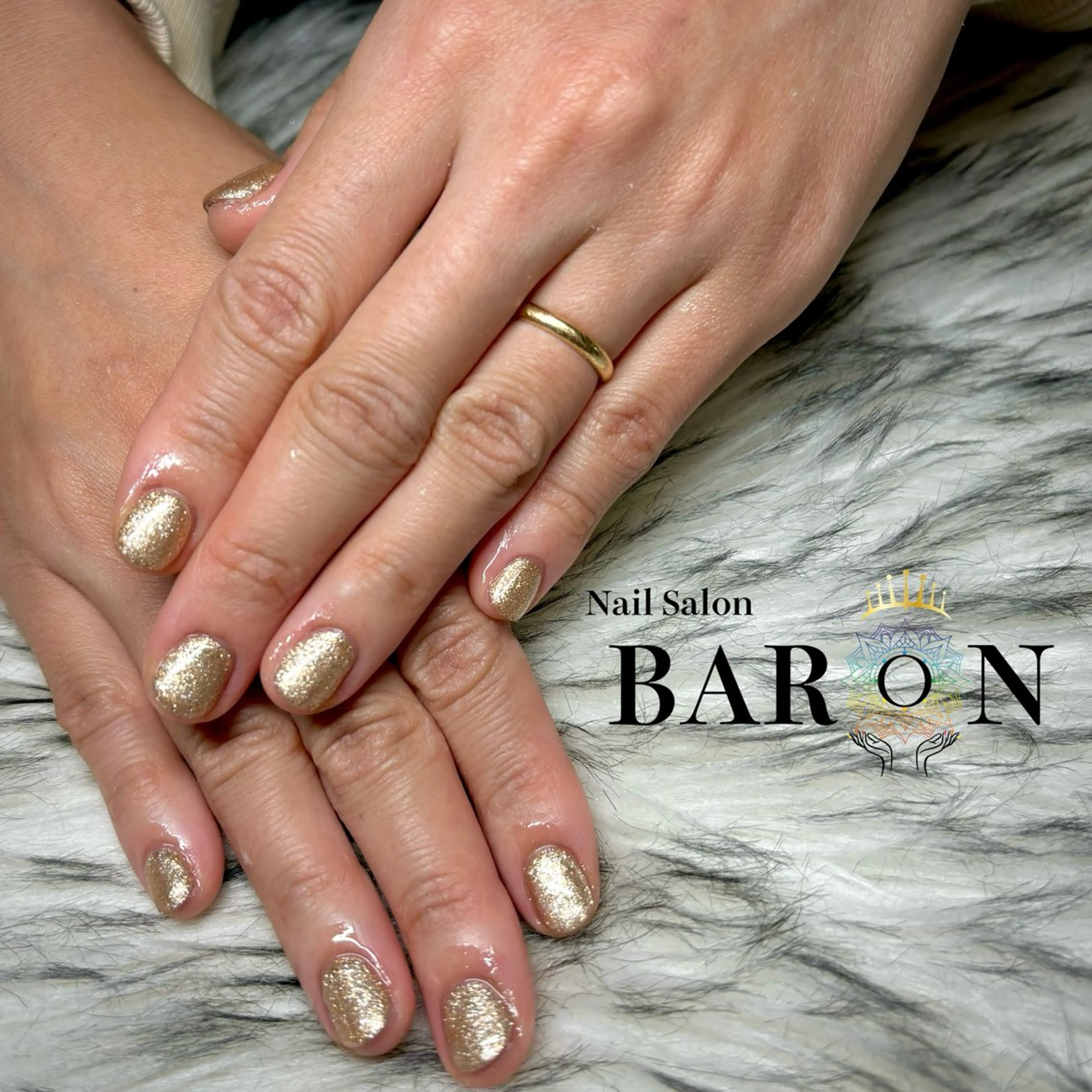 ネイル ラメ(グリッター) ♛BARON♛ MANAのネイルデザイン