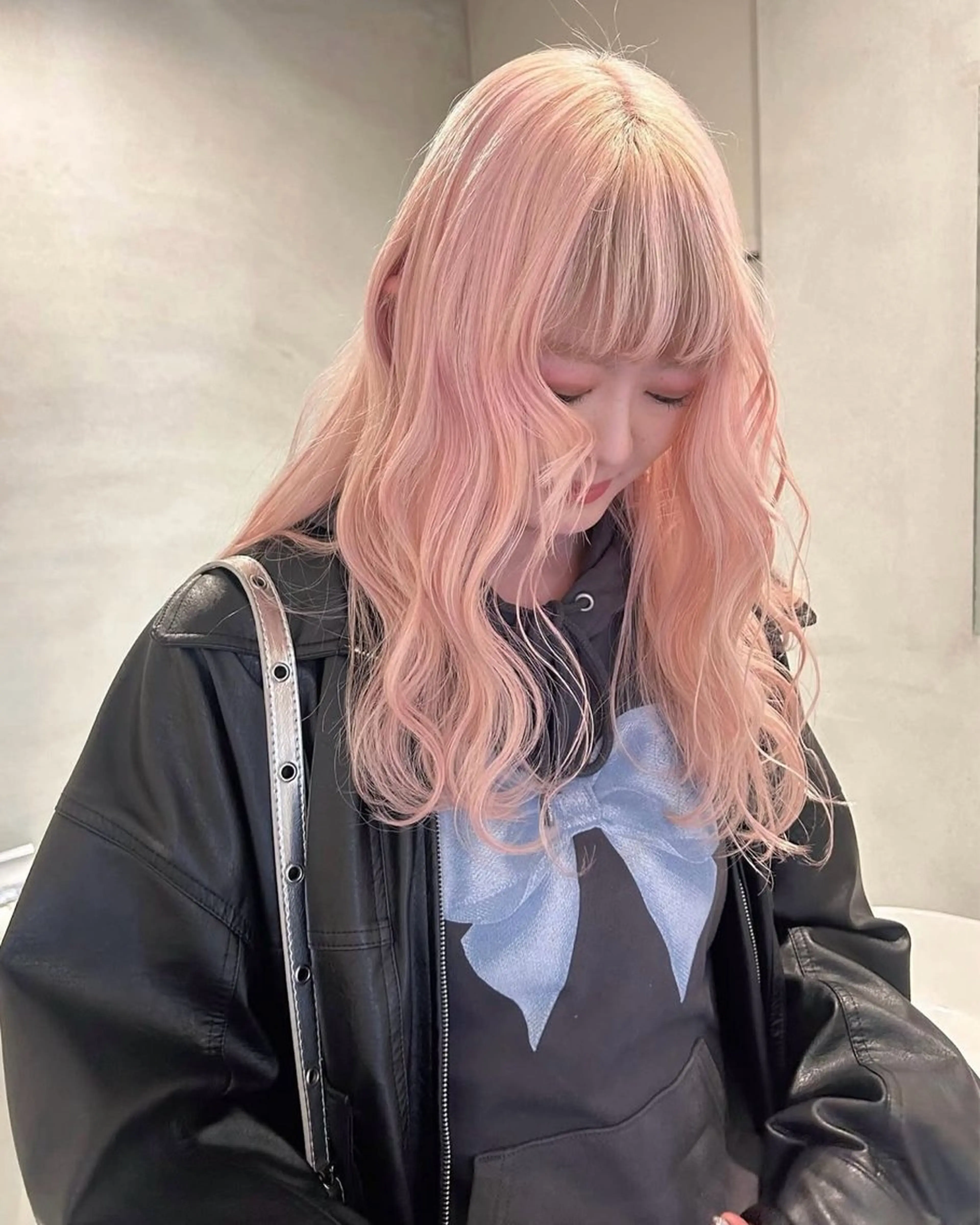 ロング ヘアカラー PELE 梅田 ANNEX 大阪梅田茶屋町店 ダブルカラー/ブリーチ/ハイトーン【ペレ】所属・梅田/ハイトーン/ Juriのヘアスタイル