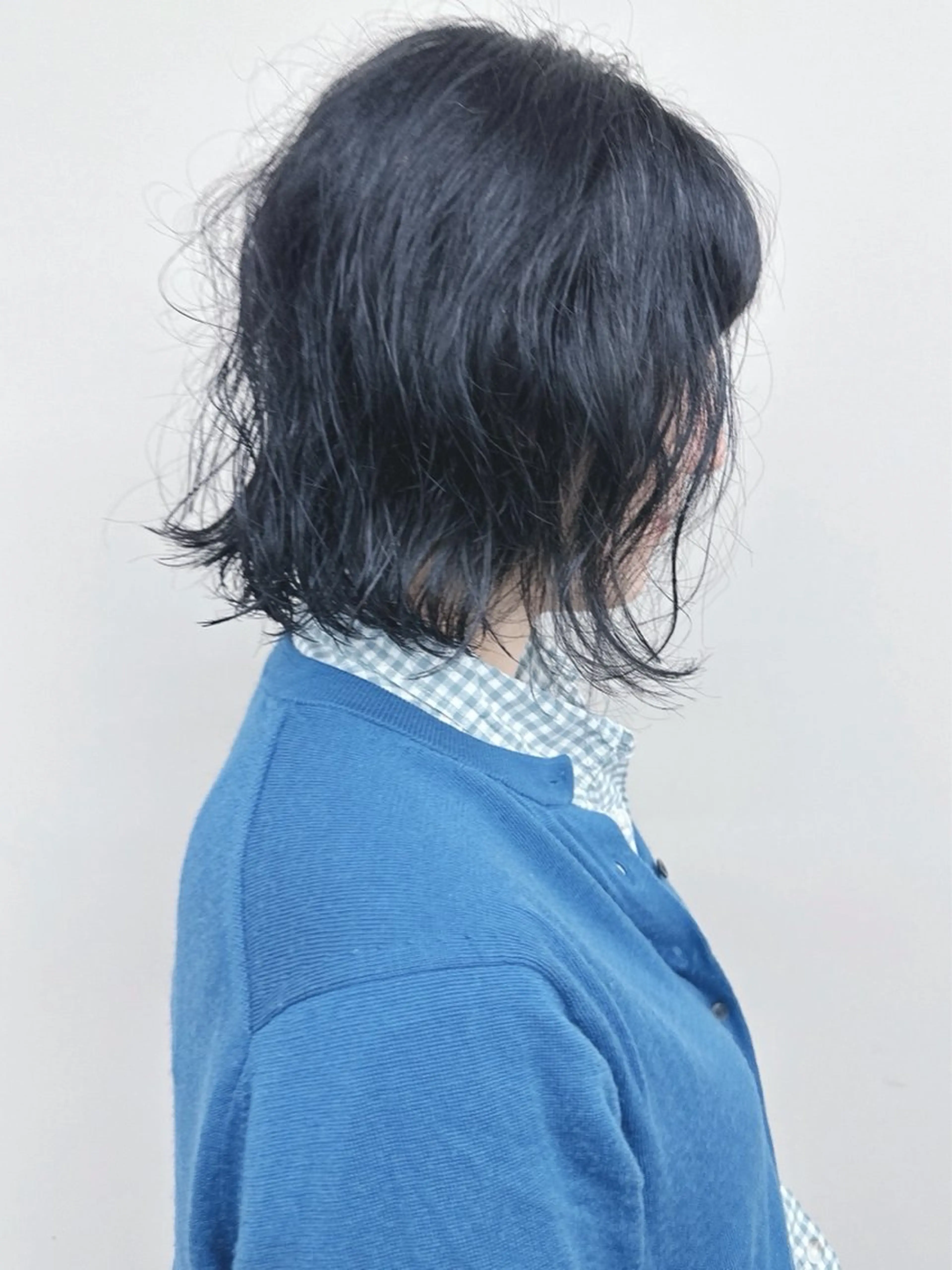ショート パーマ カット パーマ とうい/くせ毛/ ショート/丸みボブのヘアスタイル