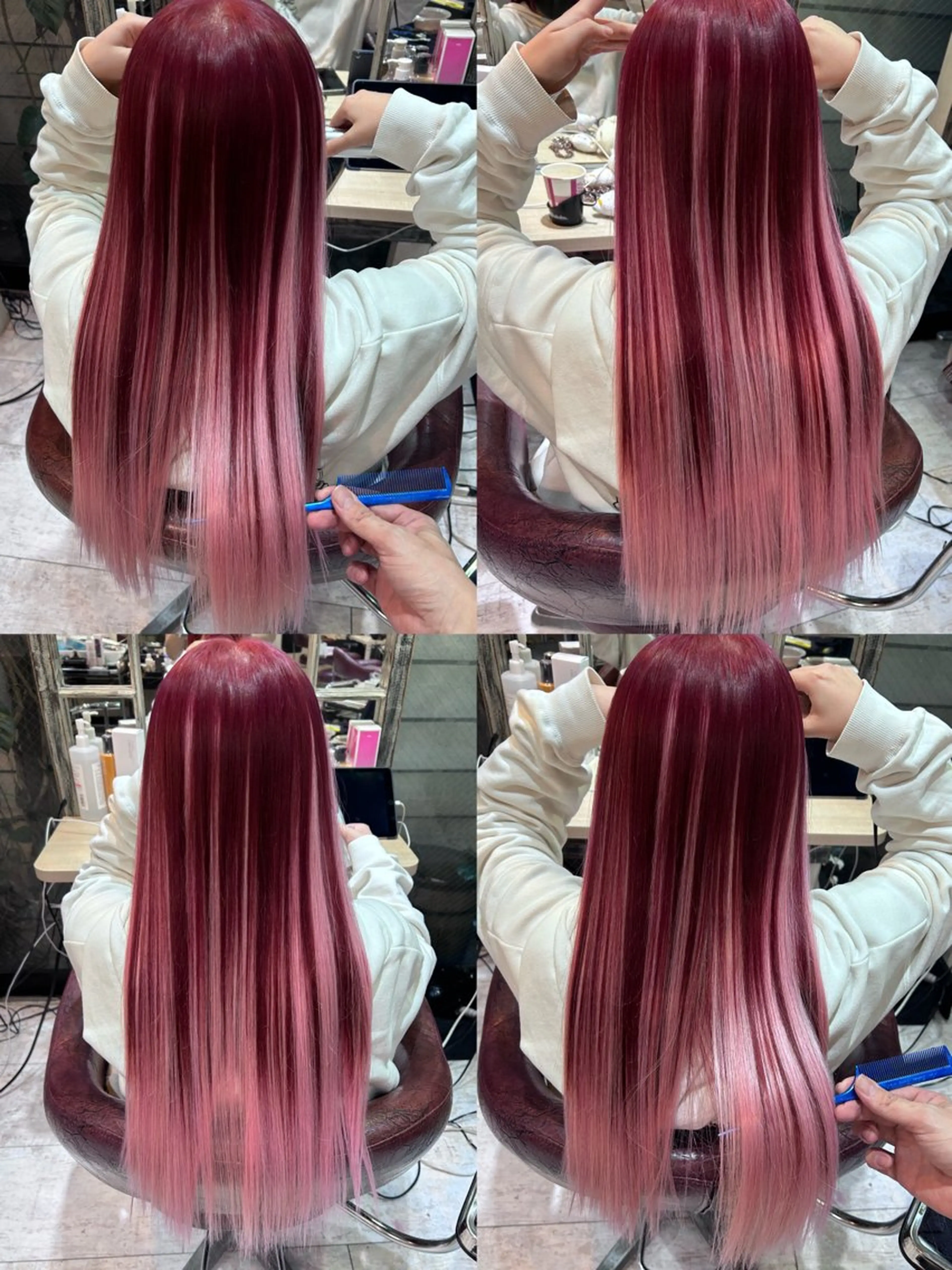 ロング カラー sherry所属・ササ キのヘアスタイル