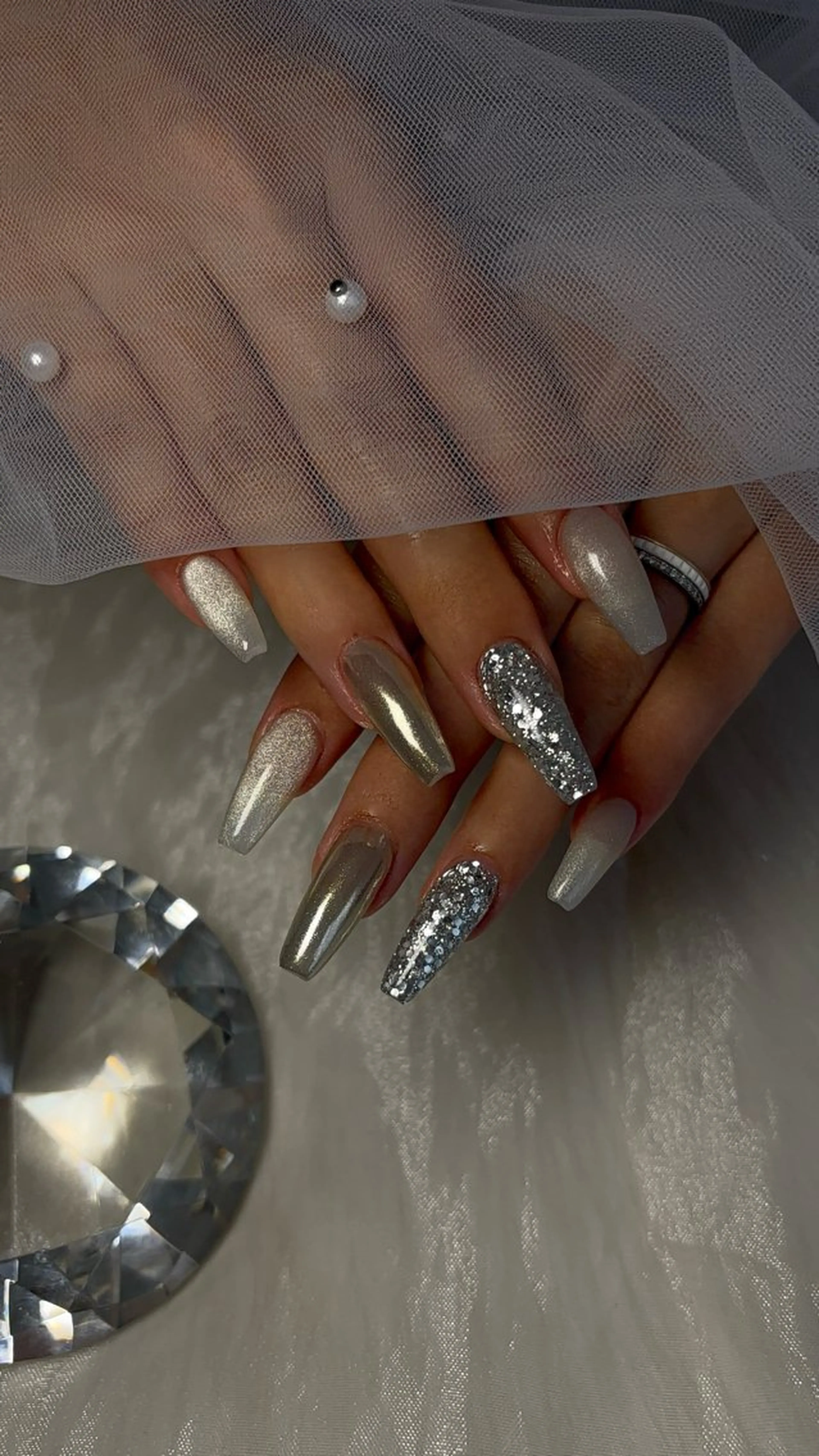 ネイル マグネットネイル ハンドネイル salon de belnetta所属・kayo 💅のネイルデザイン