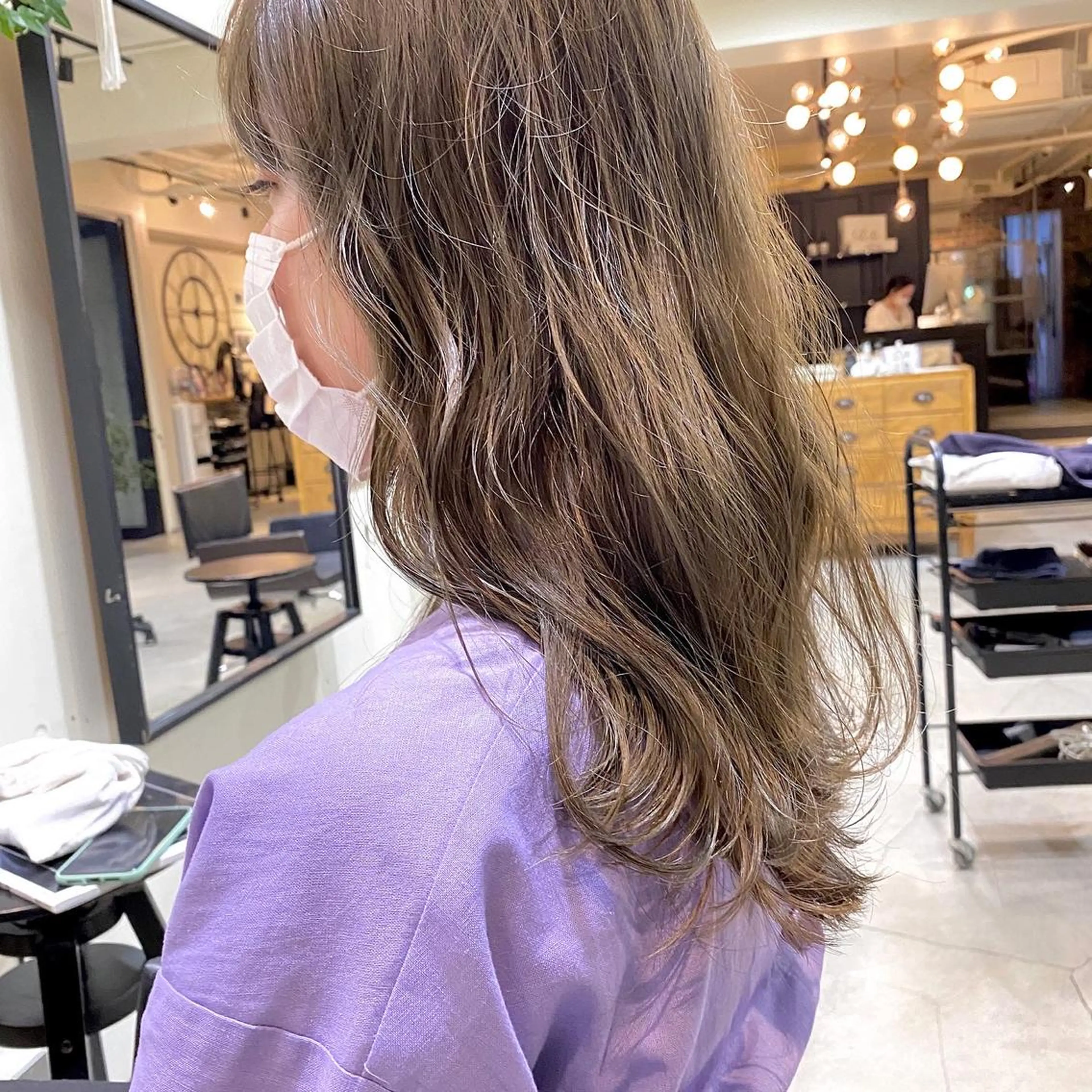 ミディアム カラー ヘアアレンジ カット ヘアカラー トリートメント ヘッドスパ tane.所属・【ダメージレス施術】 【透明感】北村 拓也のヘアスタイル