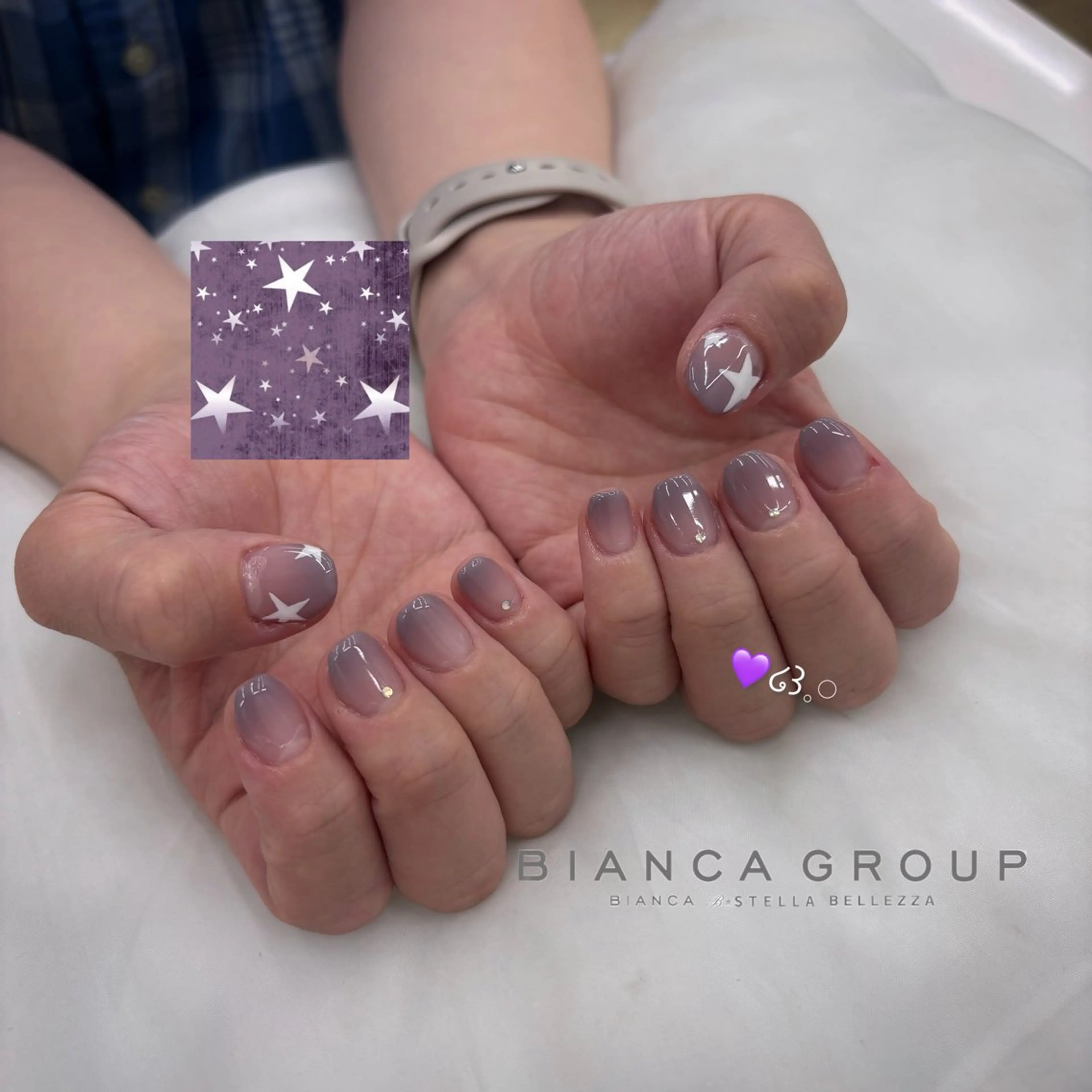 ネイル ハンドネイル Bianca 原 苺花のネイルデザイン