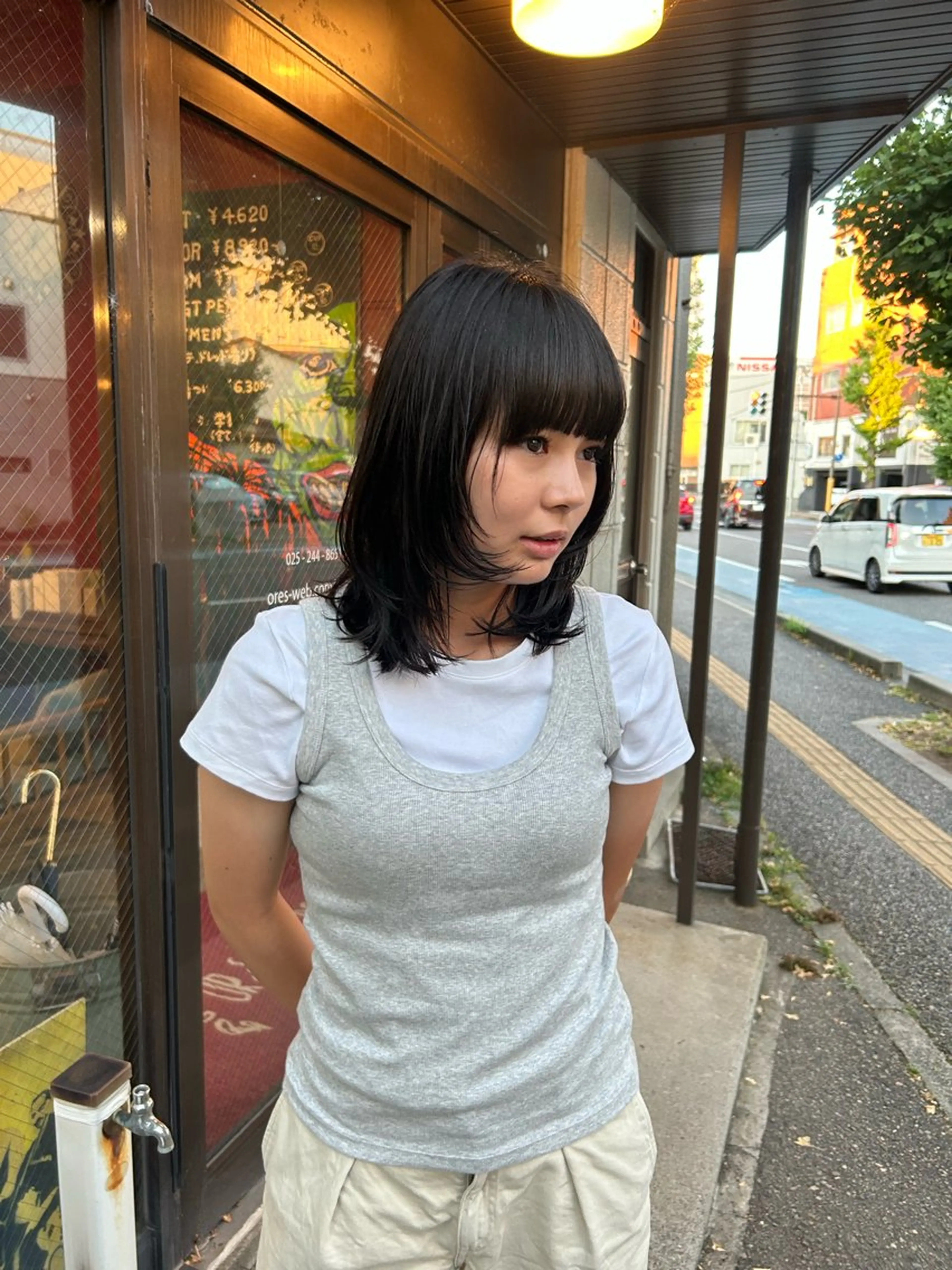ミディアム ORe'S　HAIR BE GLaD所属・佐野 愛実のヘアスタイル