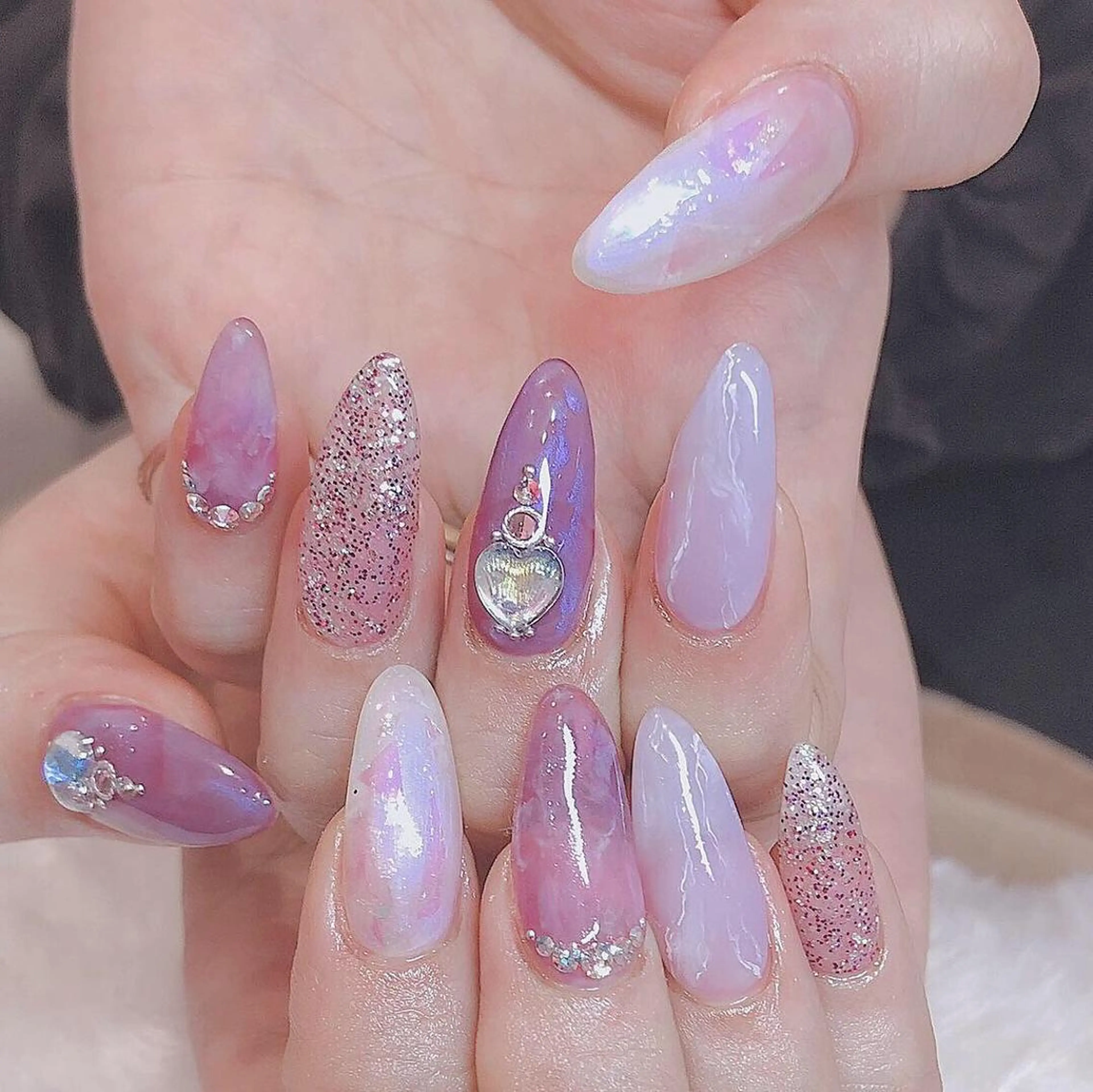 カラー パーマ ヘアアレンジ メンズ キッズ ネイル マツエク・マツパ 🤍 LN🤍のマツエク・マツパデザイン