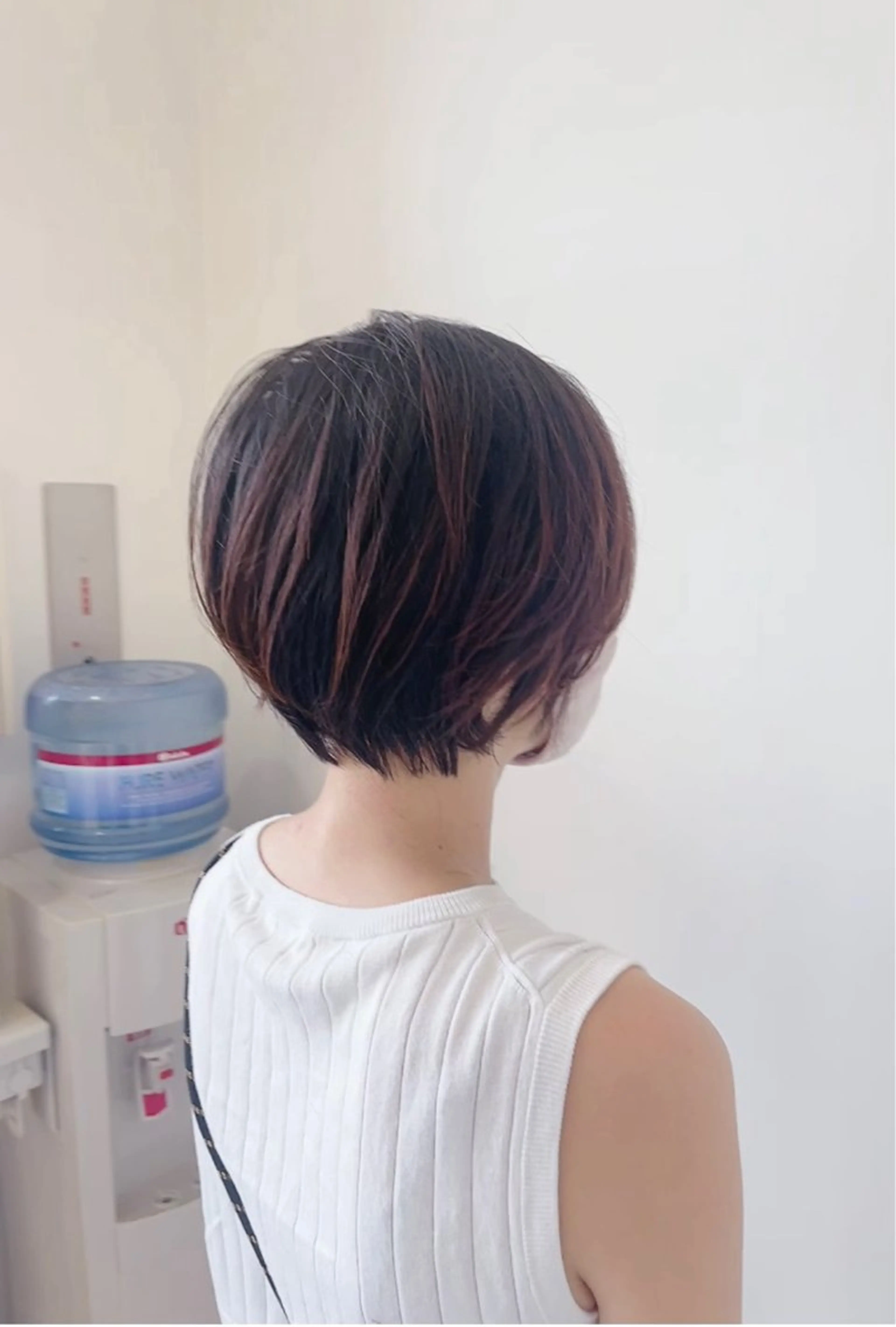 ショート ショートボブ 丸みショート ボブ ショートヘア ボブ/ブリーチ/ ベージュ/清水祥偉のヘアスタイル