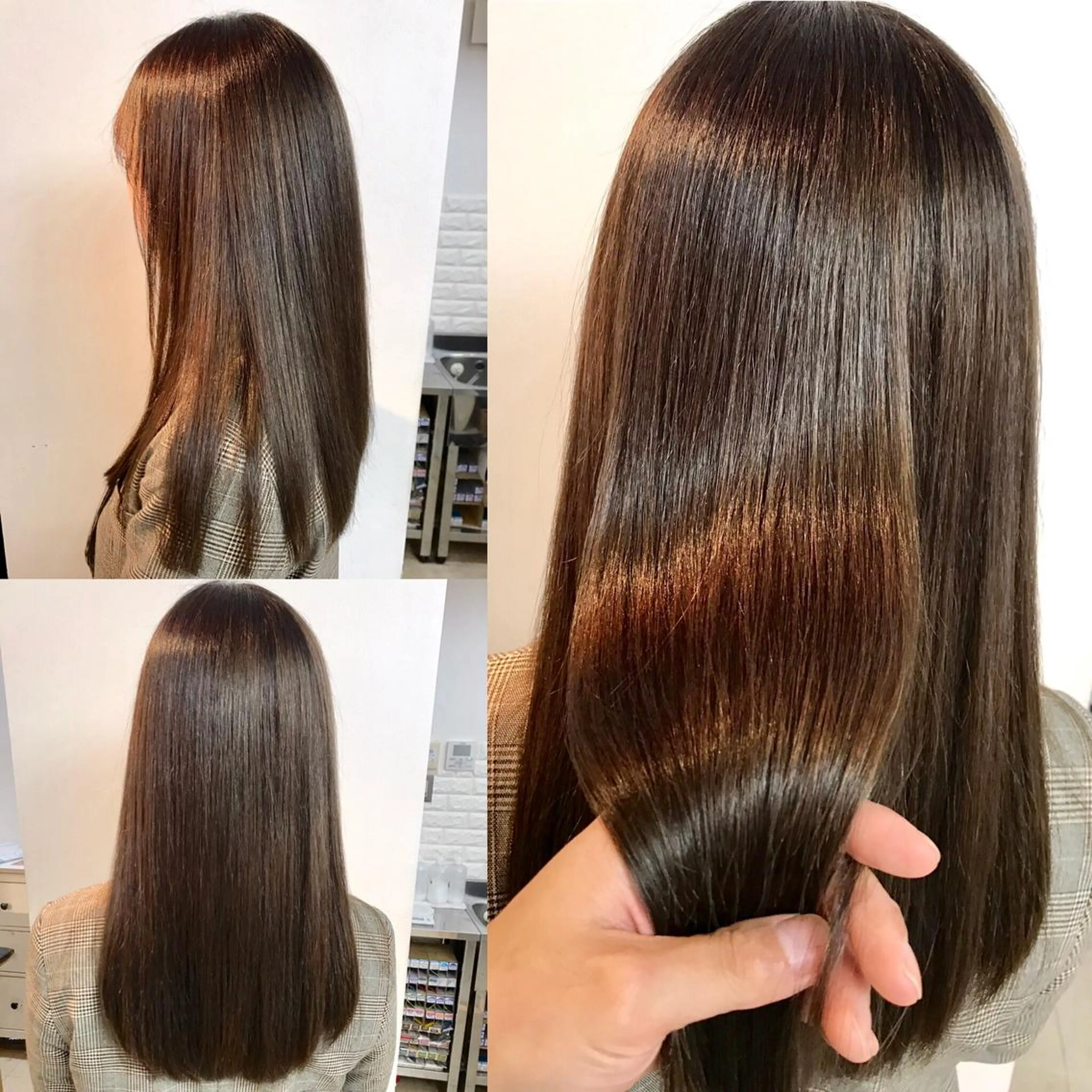 ロング カット ヘアカラー トリートメント 平田 健一のヘアスタイル
