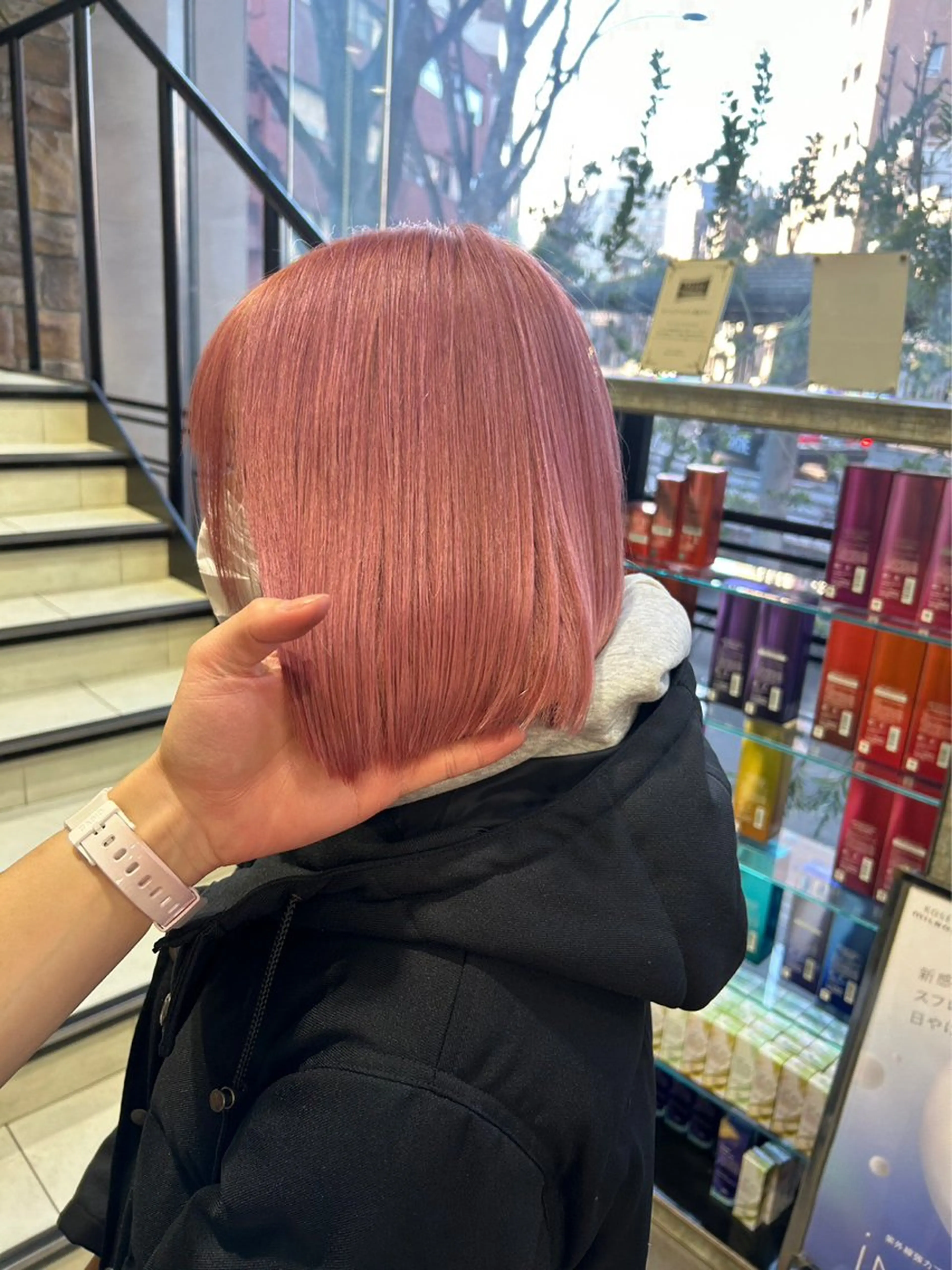 ミディアム カラー ヘアカラー トリートメント ヘッドスパ ヘアセット 🫧カット/パーマ /ネイル/かりん🫧のヘアスタイル