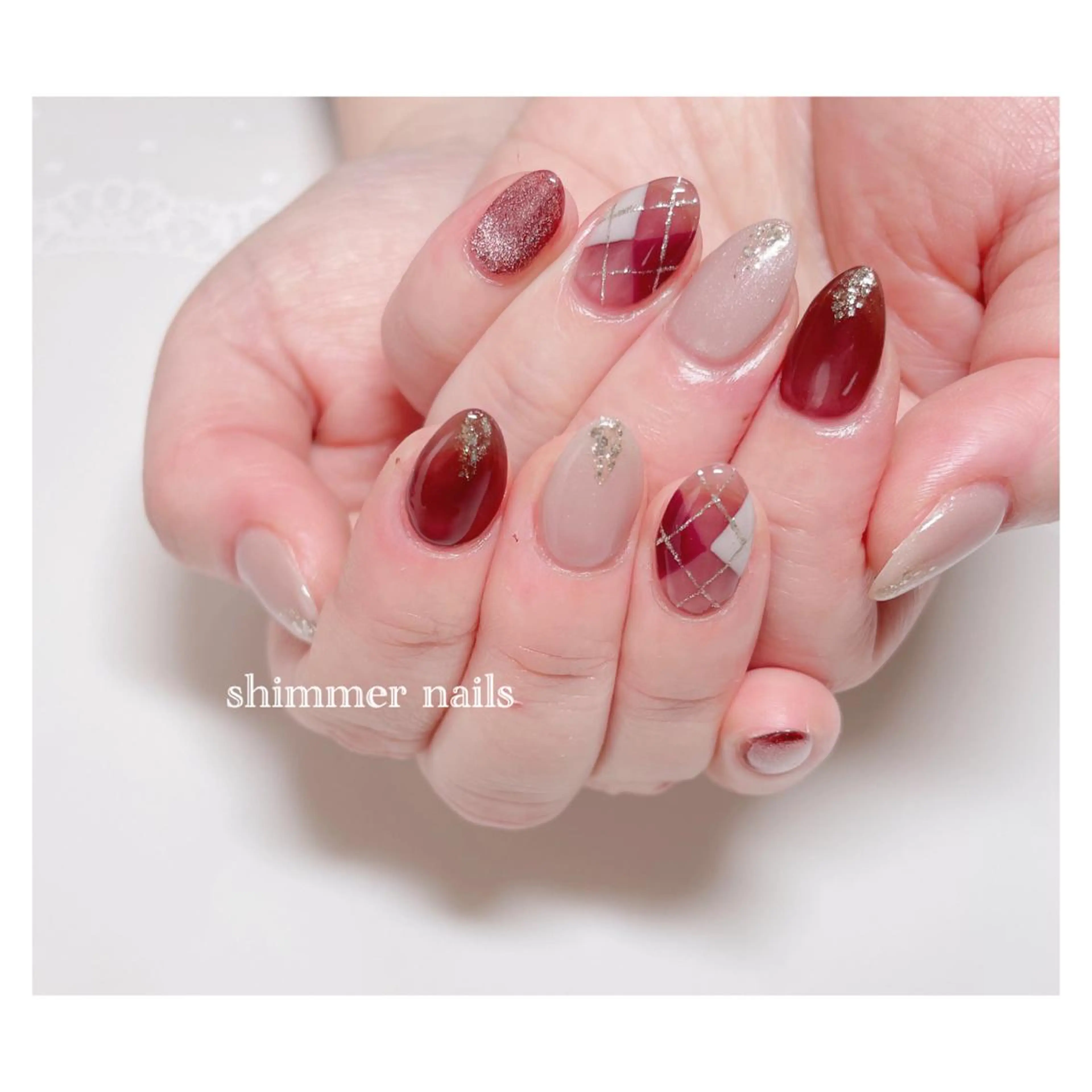 ネイル shimmer nailsのネイルデザイン