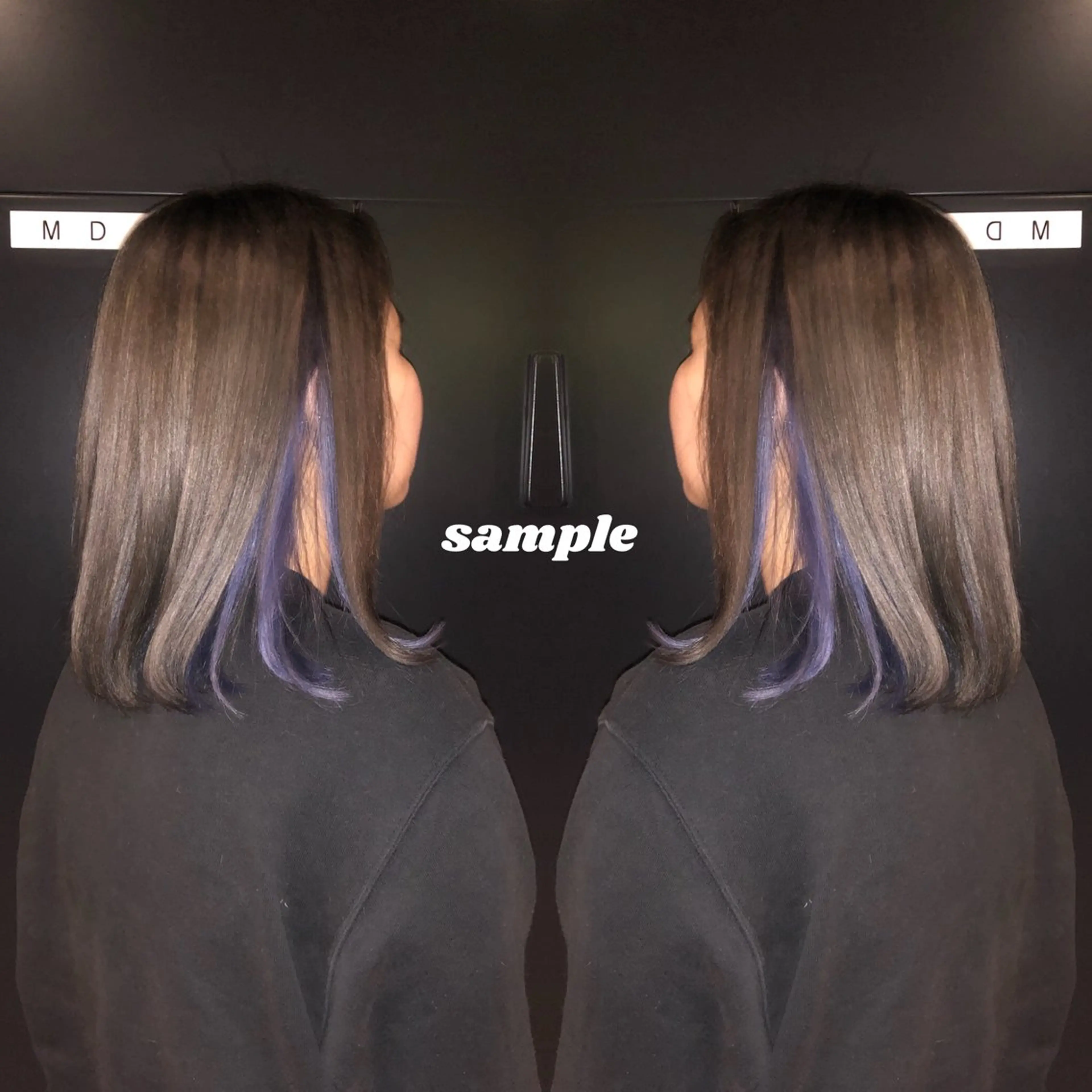 セミロング カラー インナーカラー カット ヘアカラー Richromatic所属・M Jのヘアスタイル
