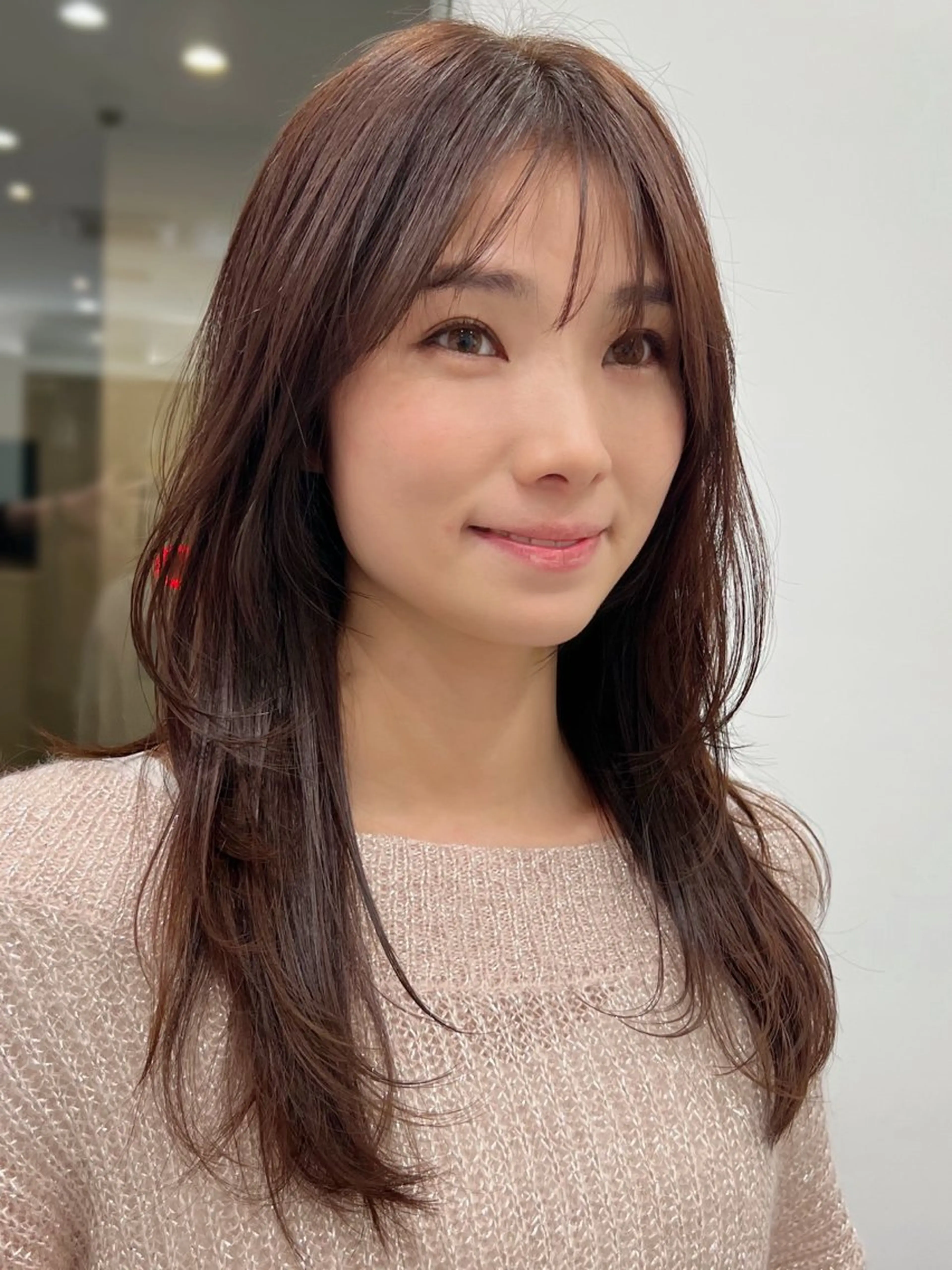 セミロング カット ヘアカラー トリートメント 最高の似合わせ🪽 韓国っぽ🇰🇷後藤のヘアスタイル