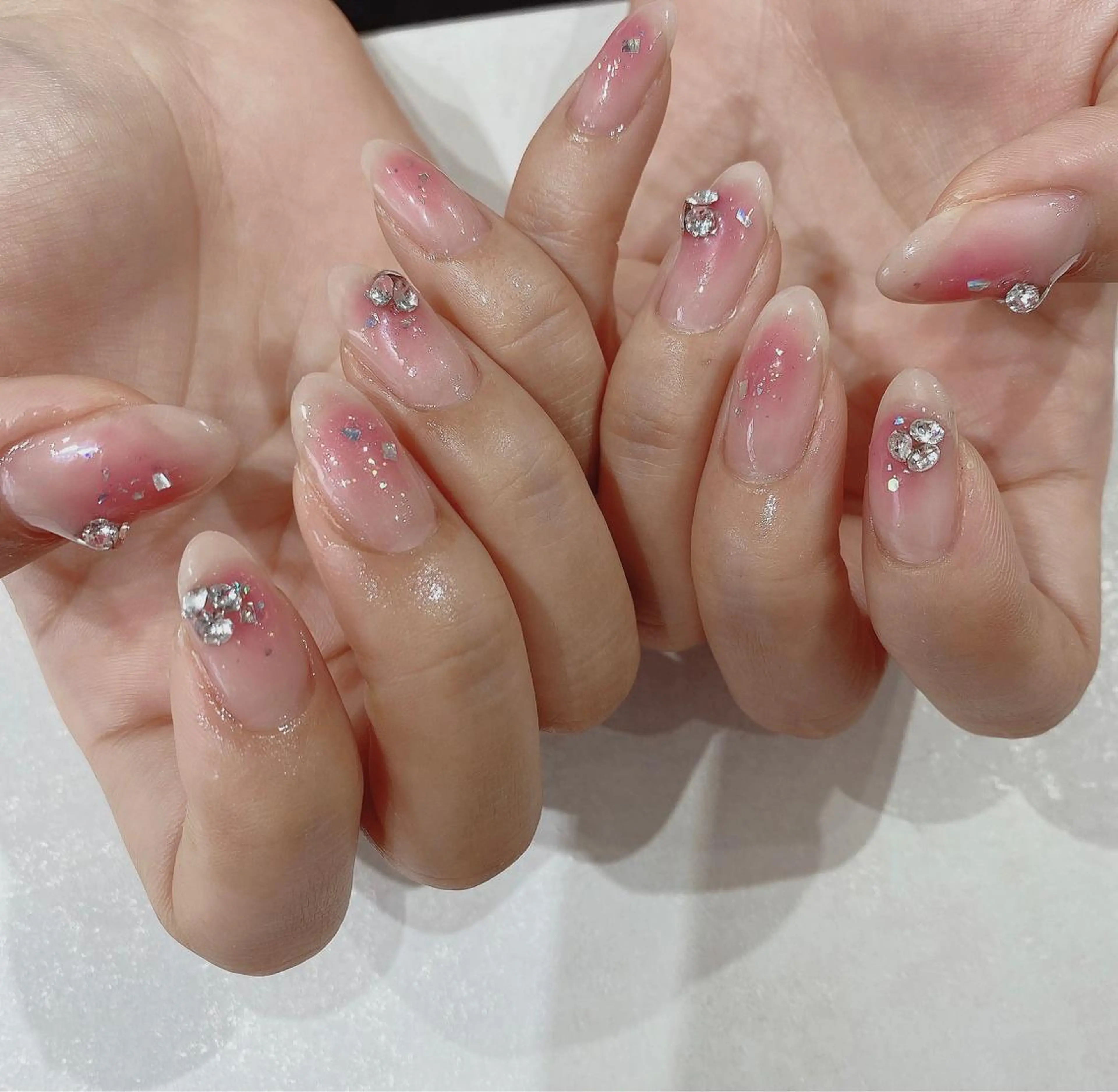 ミディアム ハンドネイル JNA認定講師🌸 RIEのネイルデザイン