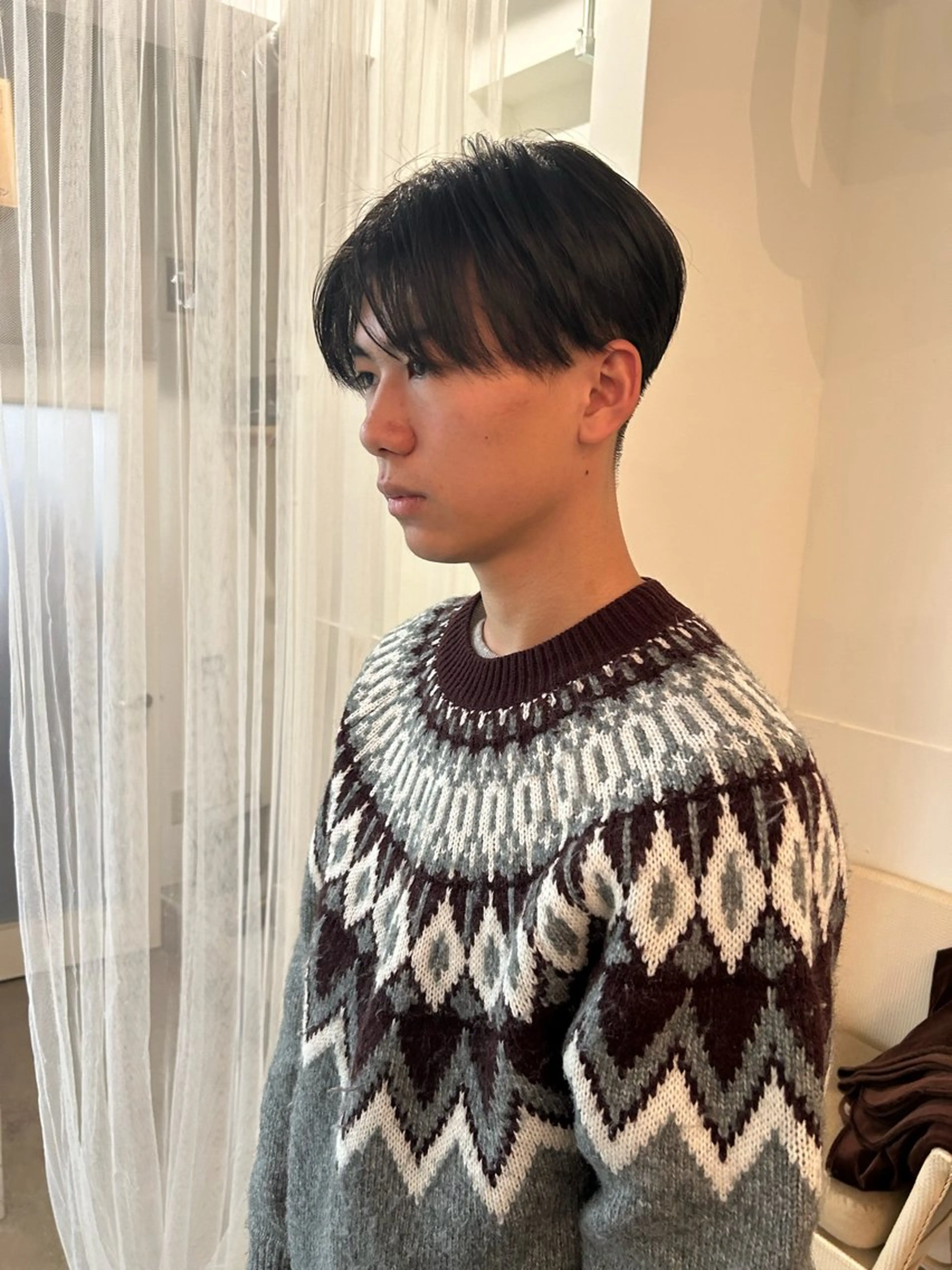 メンズ カット 原 瑞希のヘアスタイル
