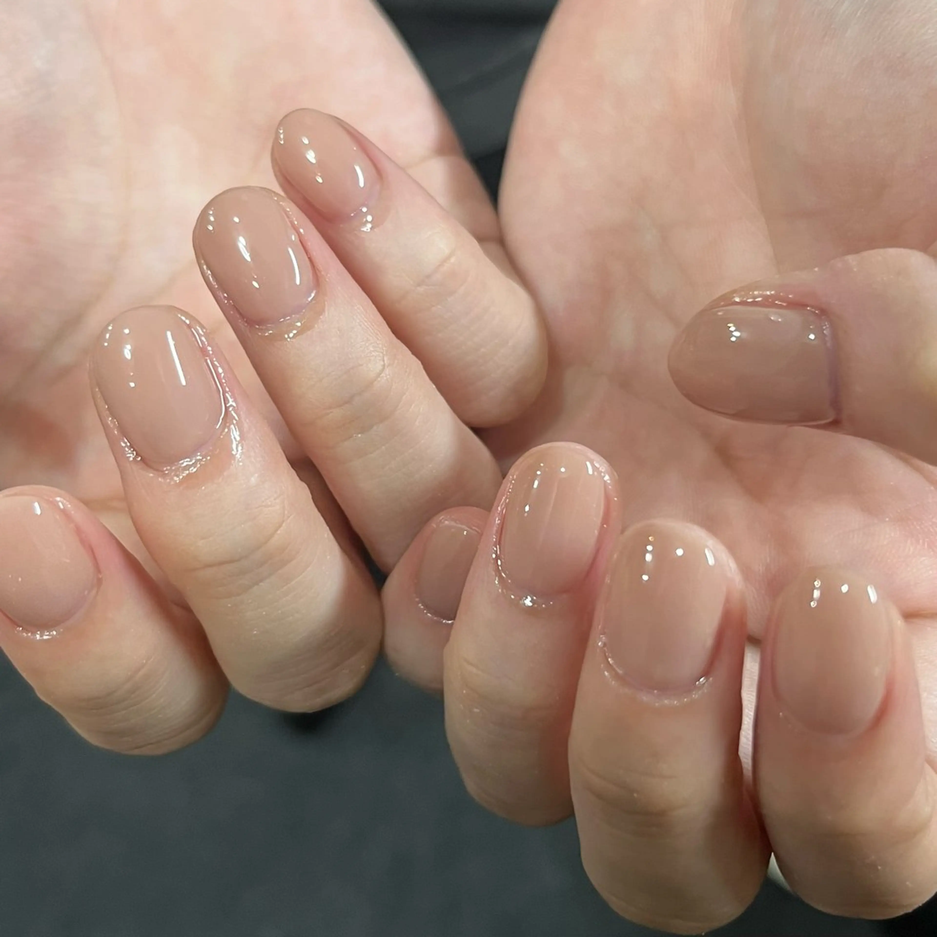 ネイル オフィスネイル ワンカラーネイル シンプルネイル ハンドネイル ハンドケア 🎀NAIL🎀 AI🪄︎︎◝✩のネイルデザイン