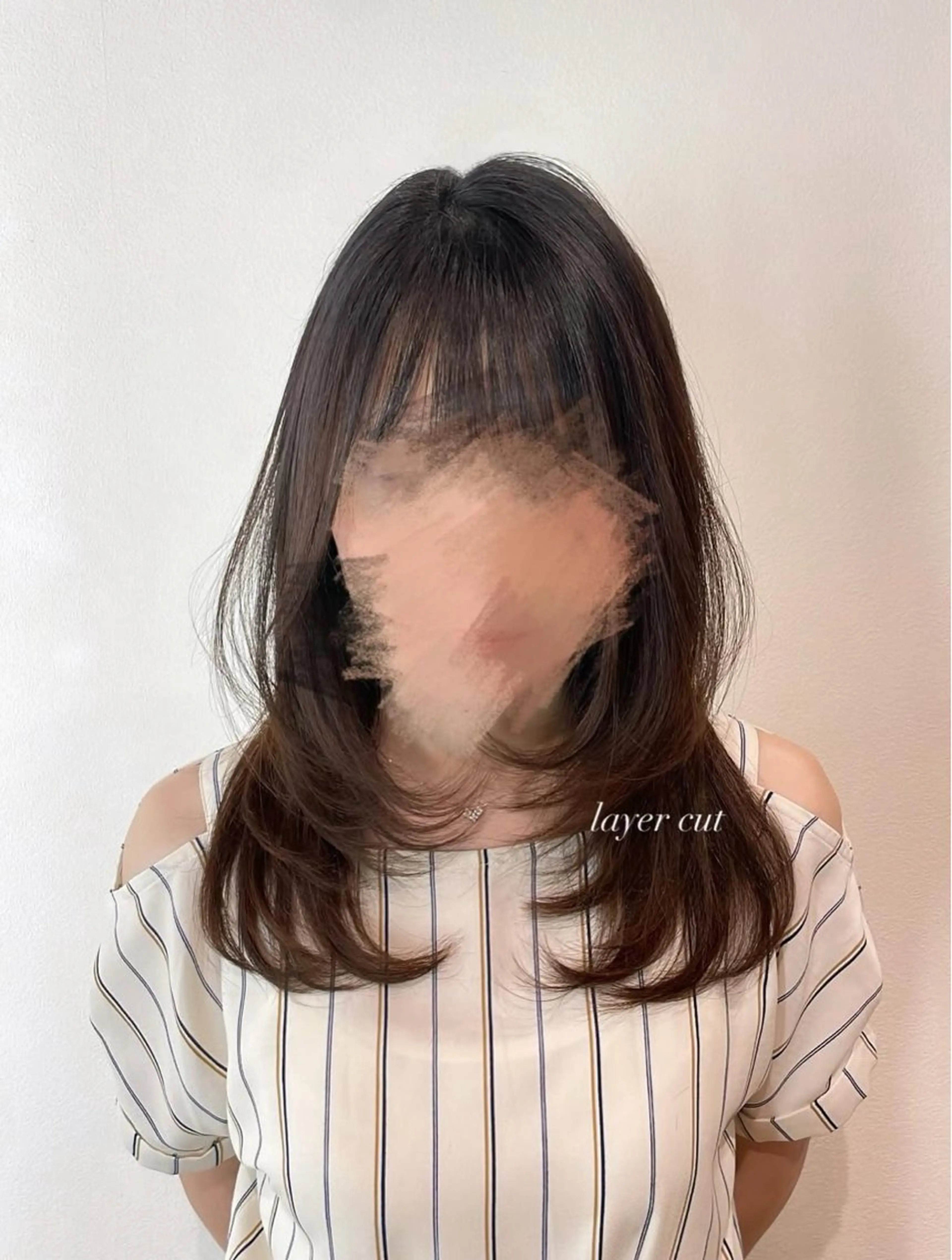 ミディアム カット add-Lamp hair所属・シュリ /岐阜のヘアスタイル