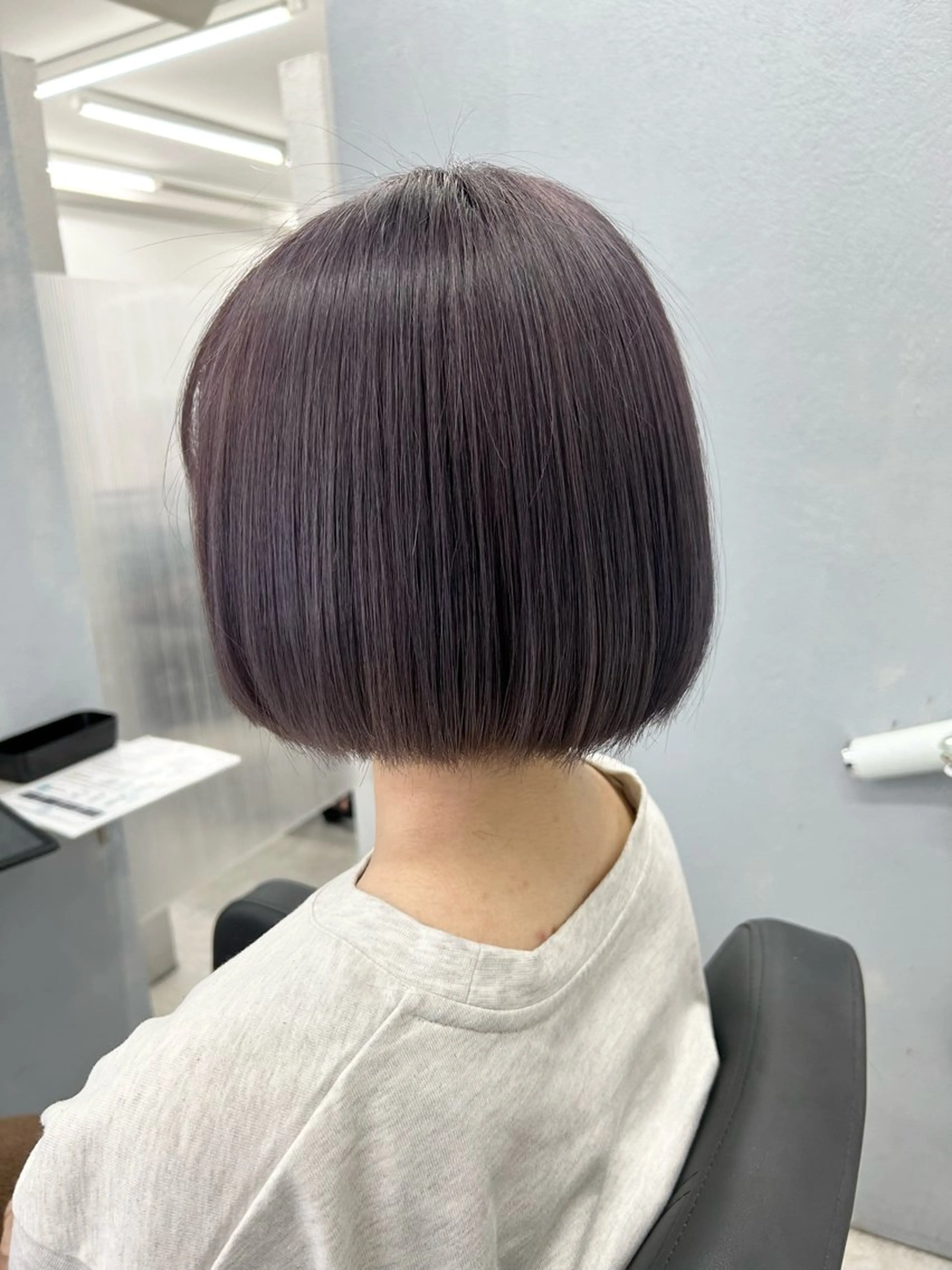 ミディアム ミルクティーカラー 🌈店長クボのヘアスタイル