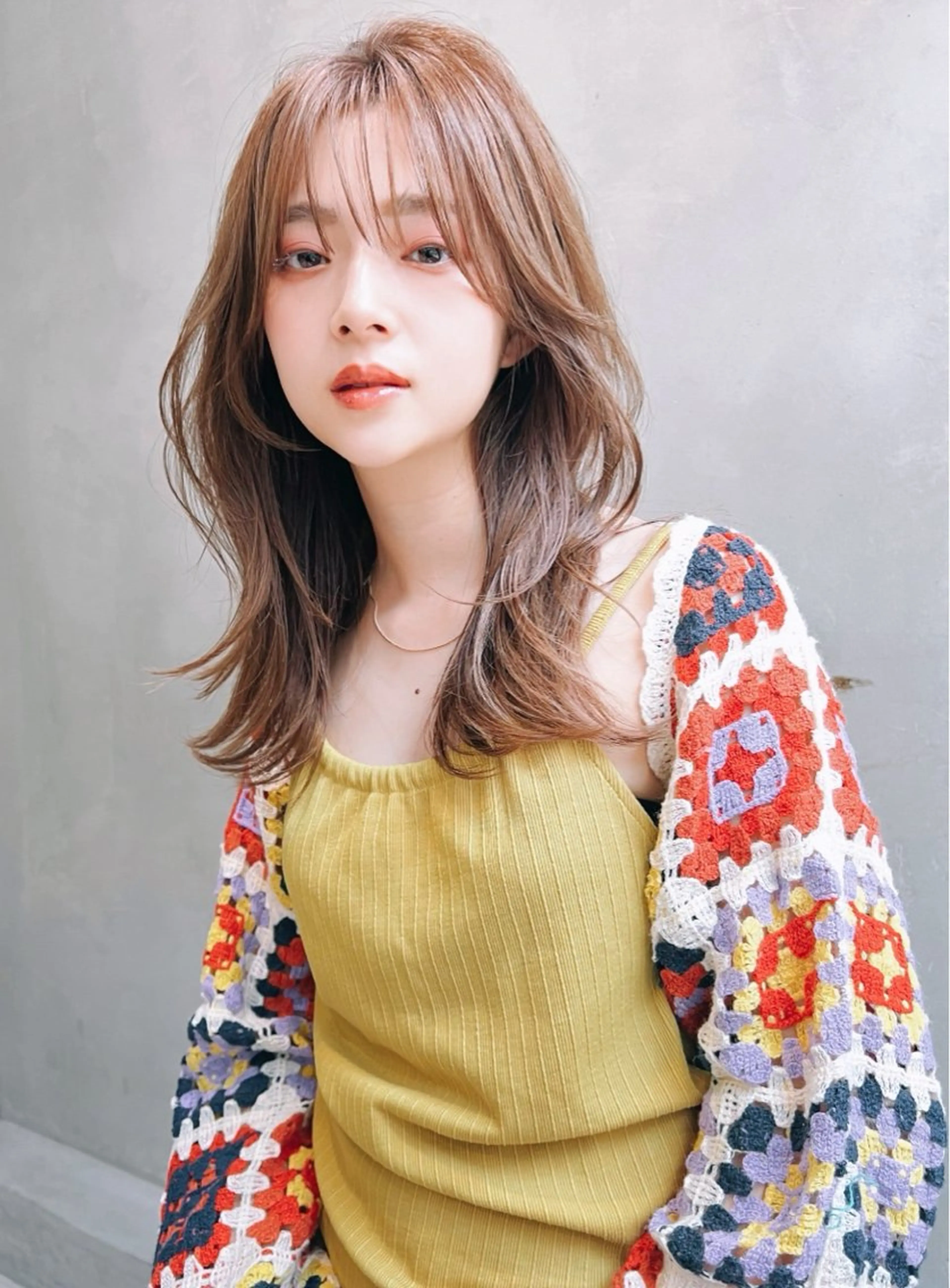 ロング カラー カット ヘアカラー トリートメント 🎨デザイン🥇 美髪・艶髪　日暮千敬のヘアスタイル
