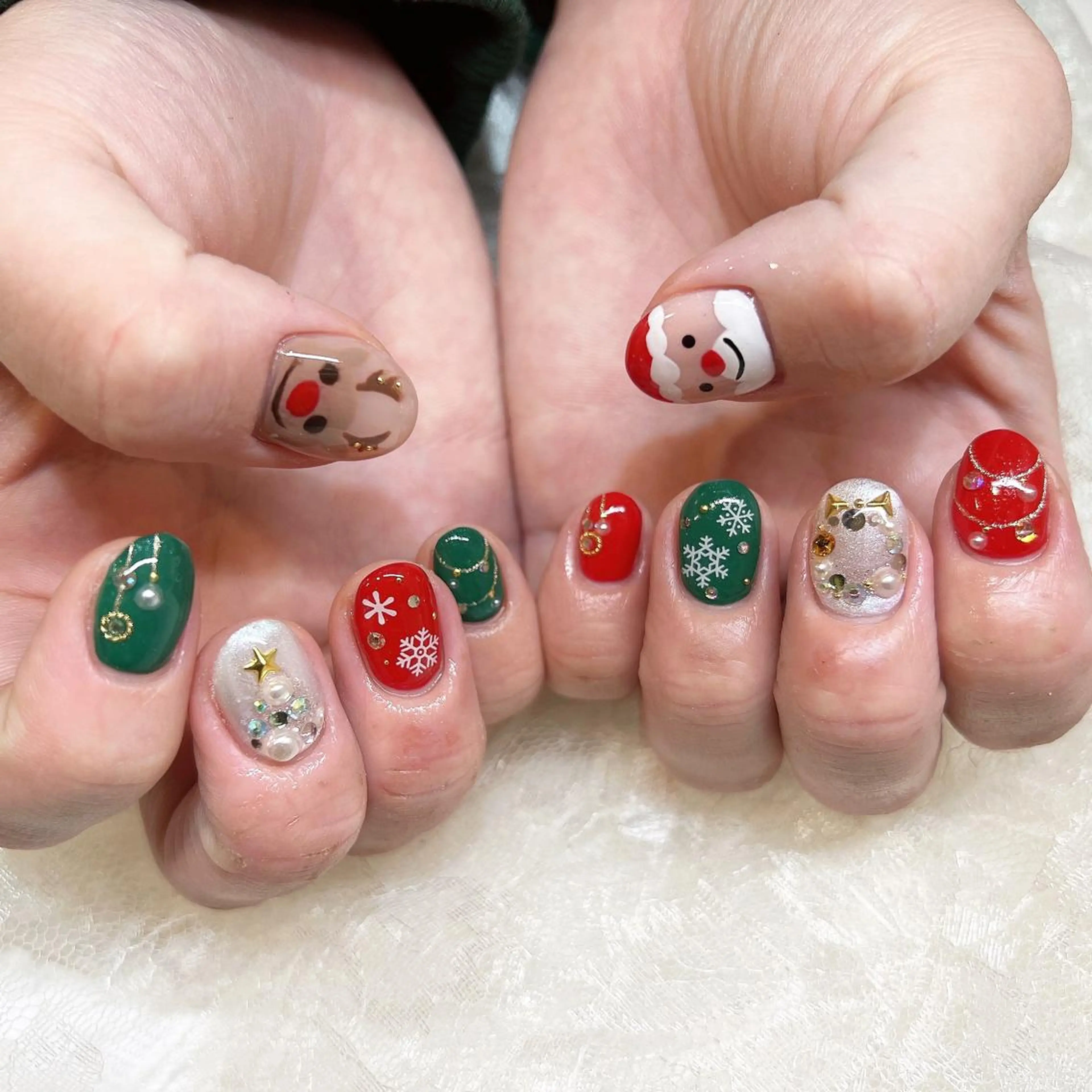 ネイル 冬ネイル クリスマス ♡Nailist yui♡のネイルデザイン
