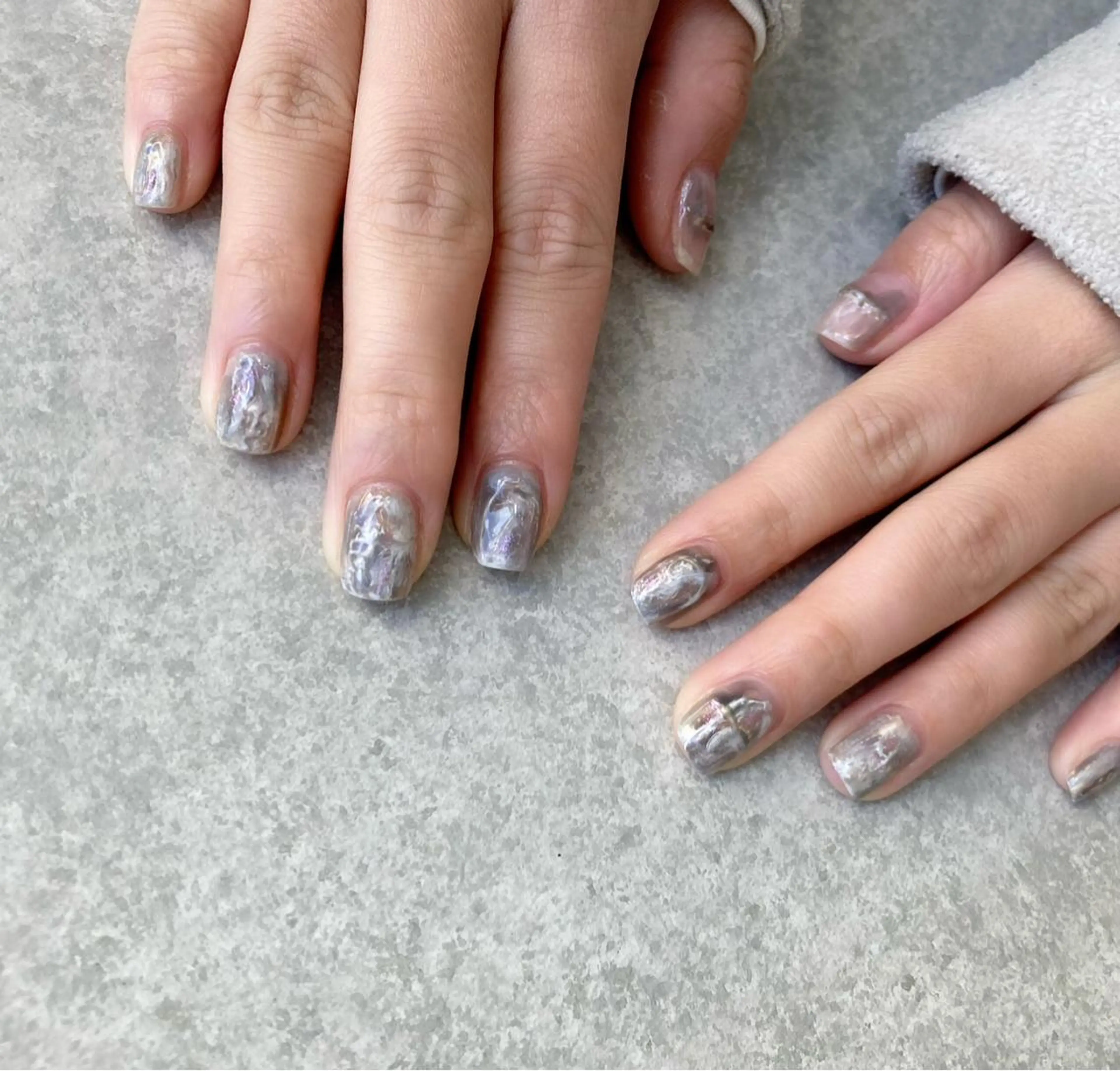 ネイル アートネイル 長さ出し ジェルネイル 氷ネイル・うるうるネイル マットネイル ハンドネイル nail salon Soeurのネイルデザイン