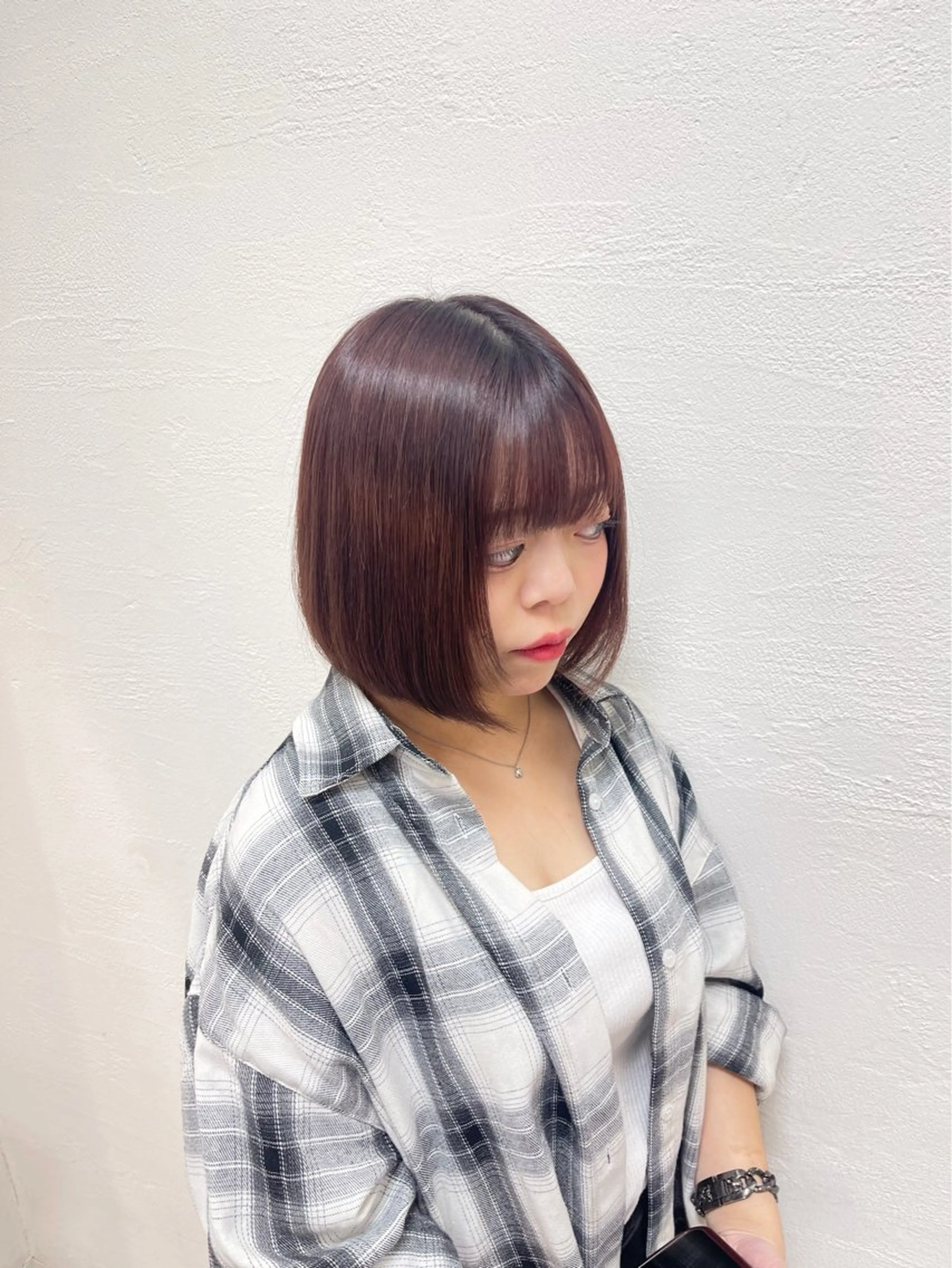 ミディアム Ash国立店 池田勇一”のヘアスタイル