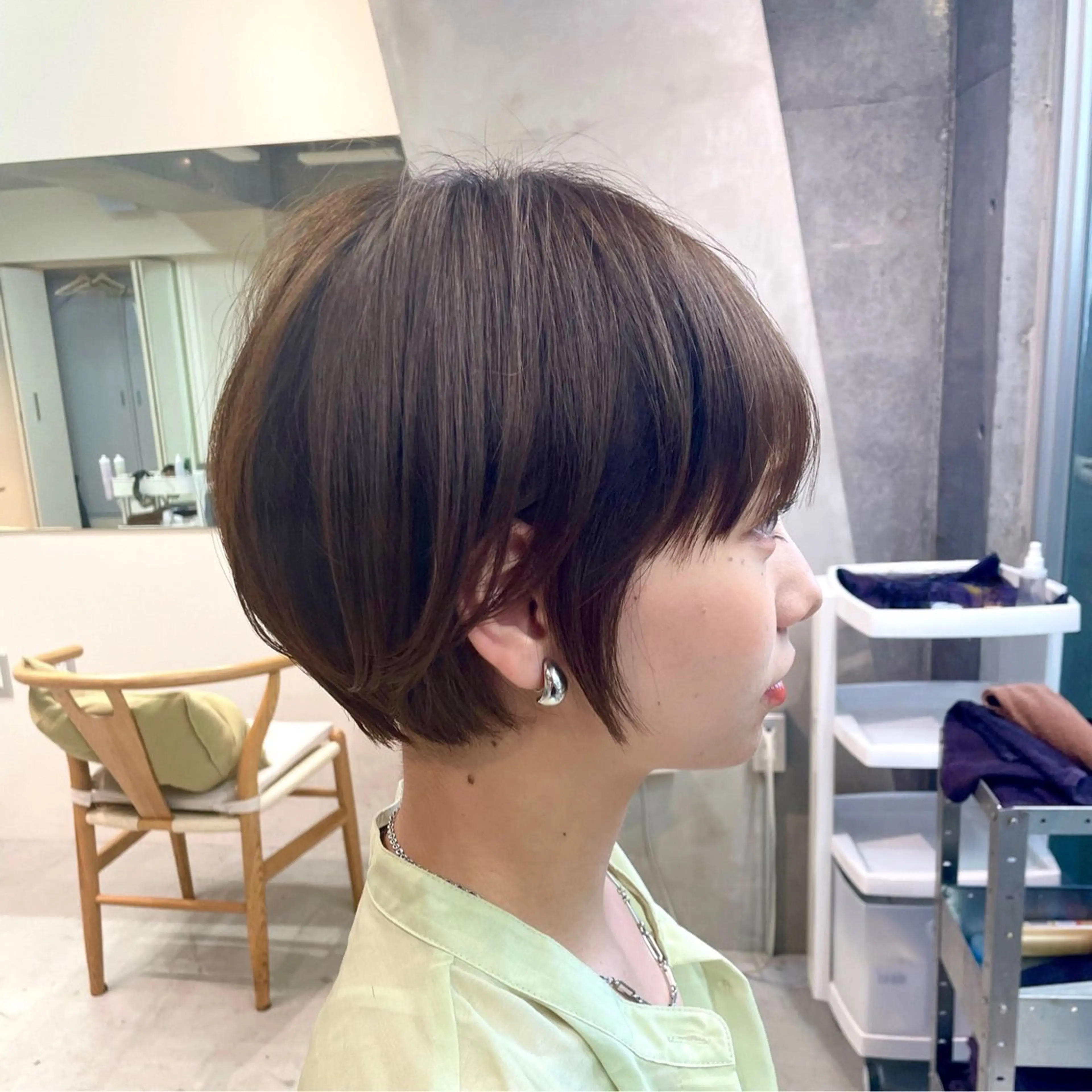 ショート カラー ショートボブ ハンサムショート 丸みショート ボブ くびれヘア mee.浦和店所属・浦和指名率No.1 ショート特化美容師のヘアスタイル