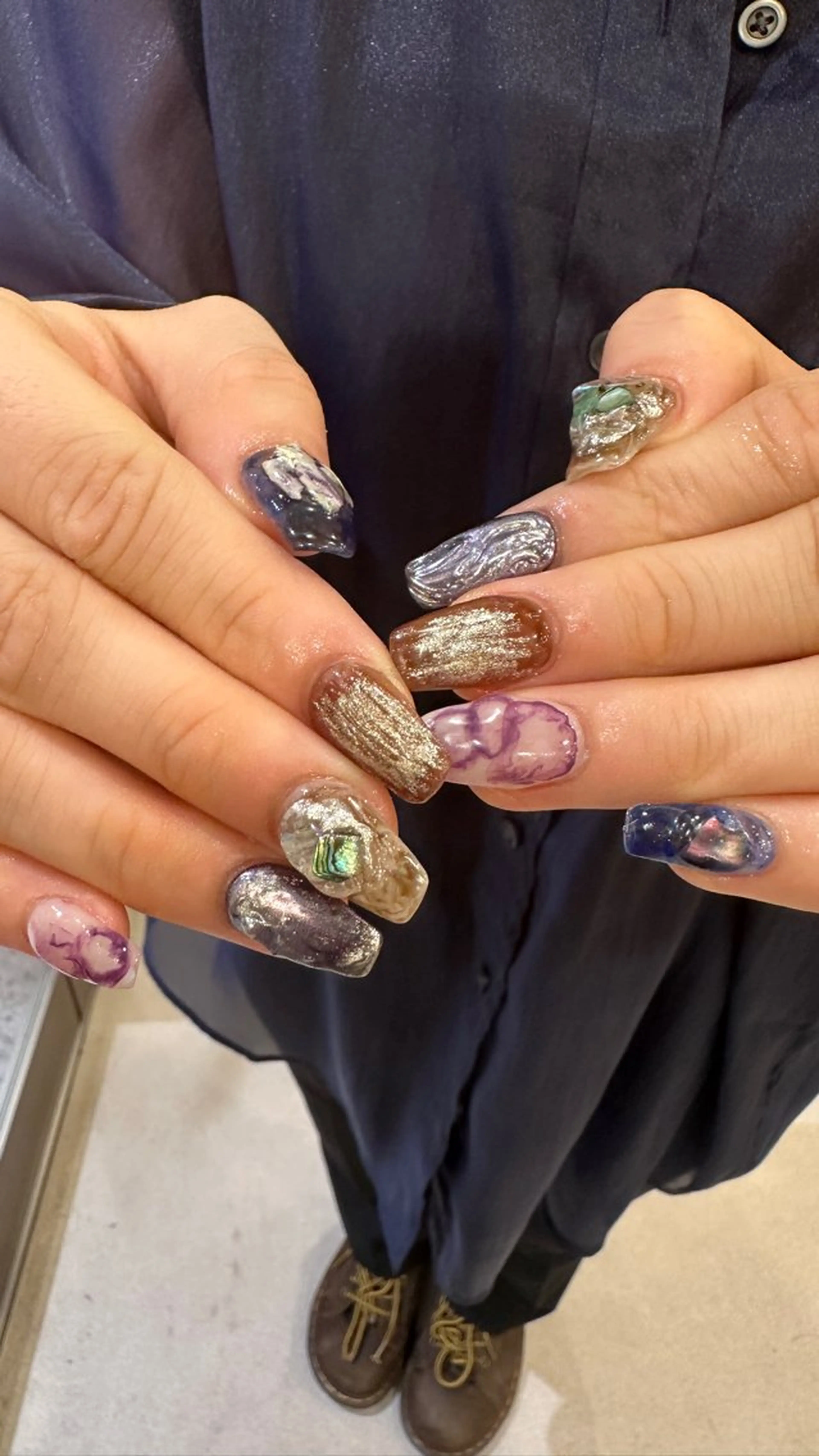 ネイル ハンドネイル 👽個性派ネイル🎀 komachiのネイルデザイン