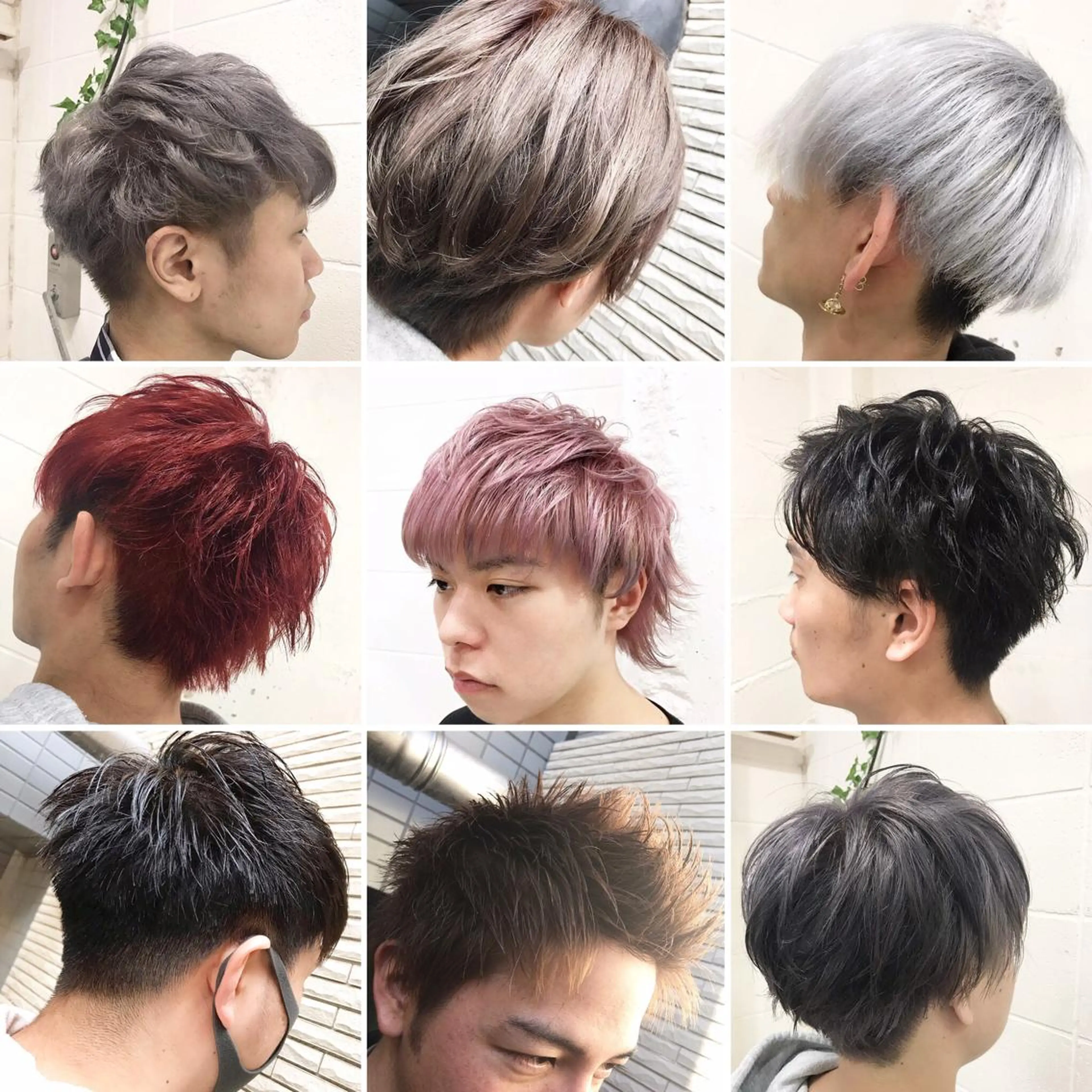 ショート カラー メンズ "PEPPU "所属・派手髪、ハイトーン ショートヘアShinのヘアスタイル