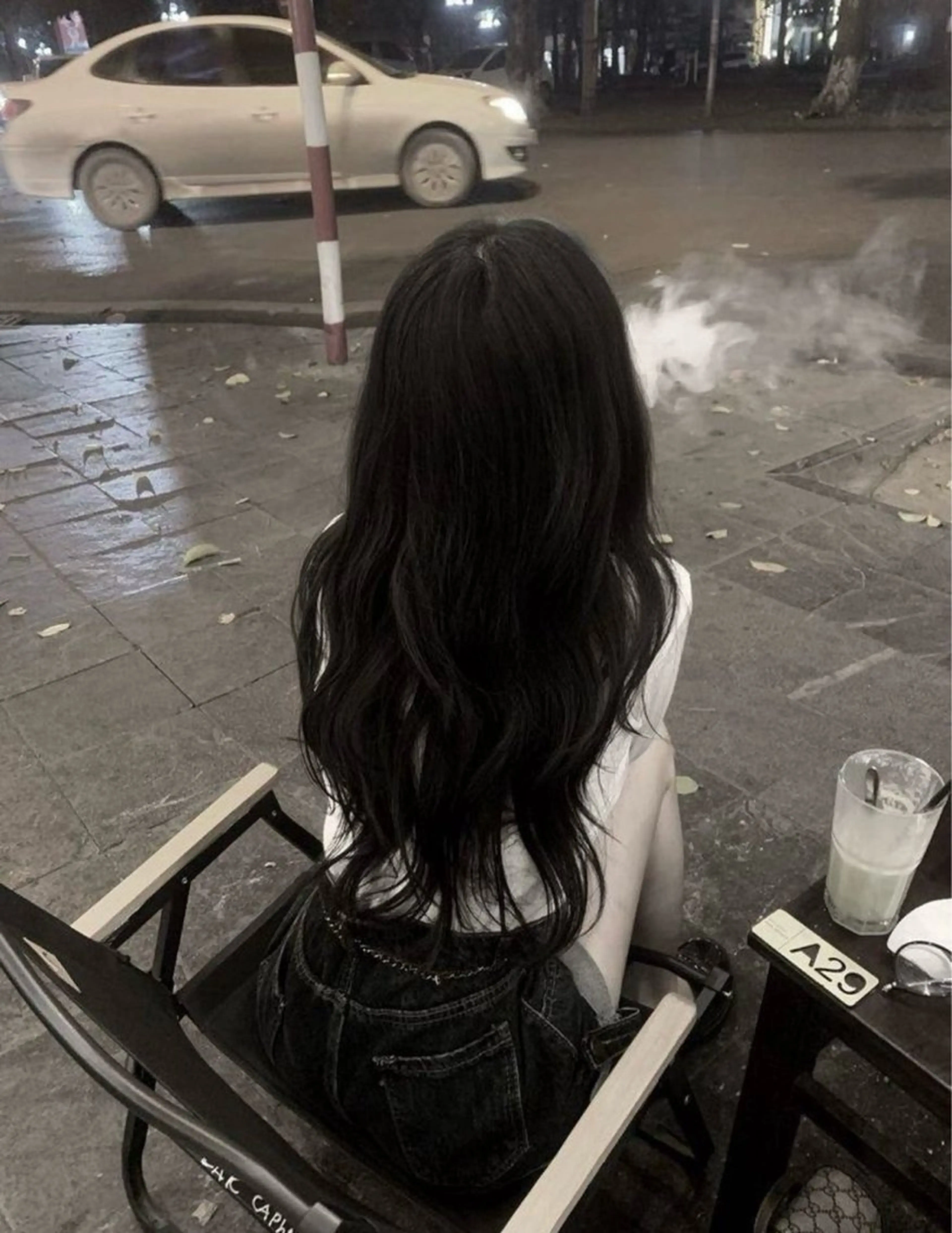 ロング 🤍ベージュ/透明感 韓国ヘア/まりん🤍のヘアスタイル