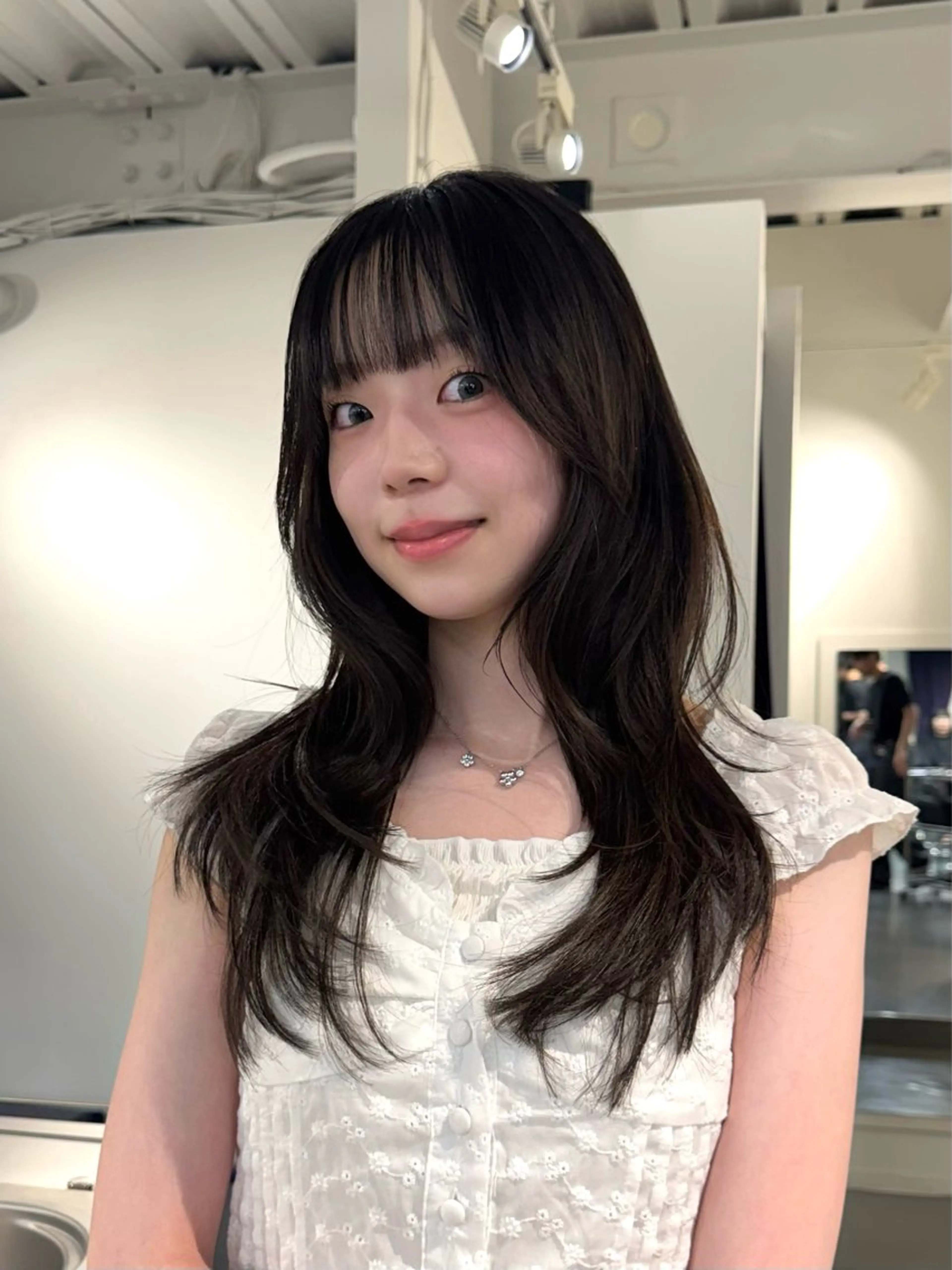 ロング カラー カット ヘアカラー 透明感/レイヤー カット🎀マコのヘアスタイル