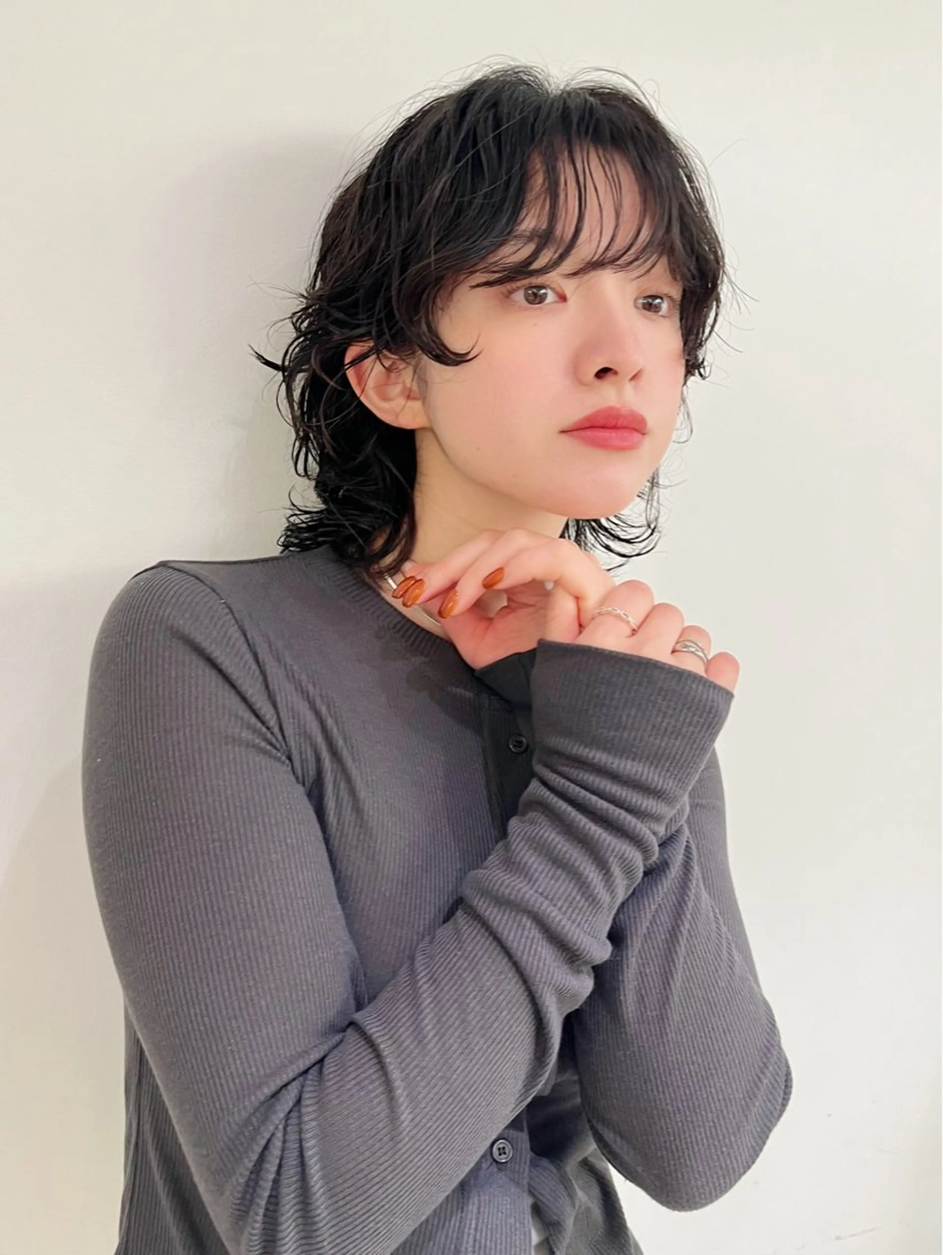 ショート パーマ ウルフカット カット パーマ 原宿パーマ kazuのヘアスタイル