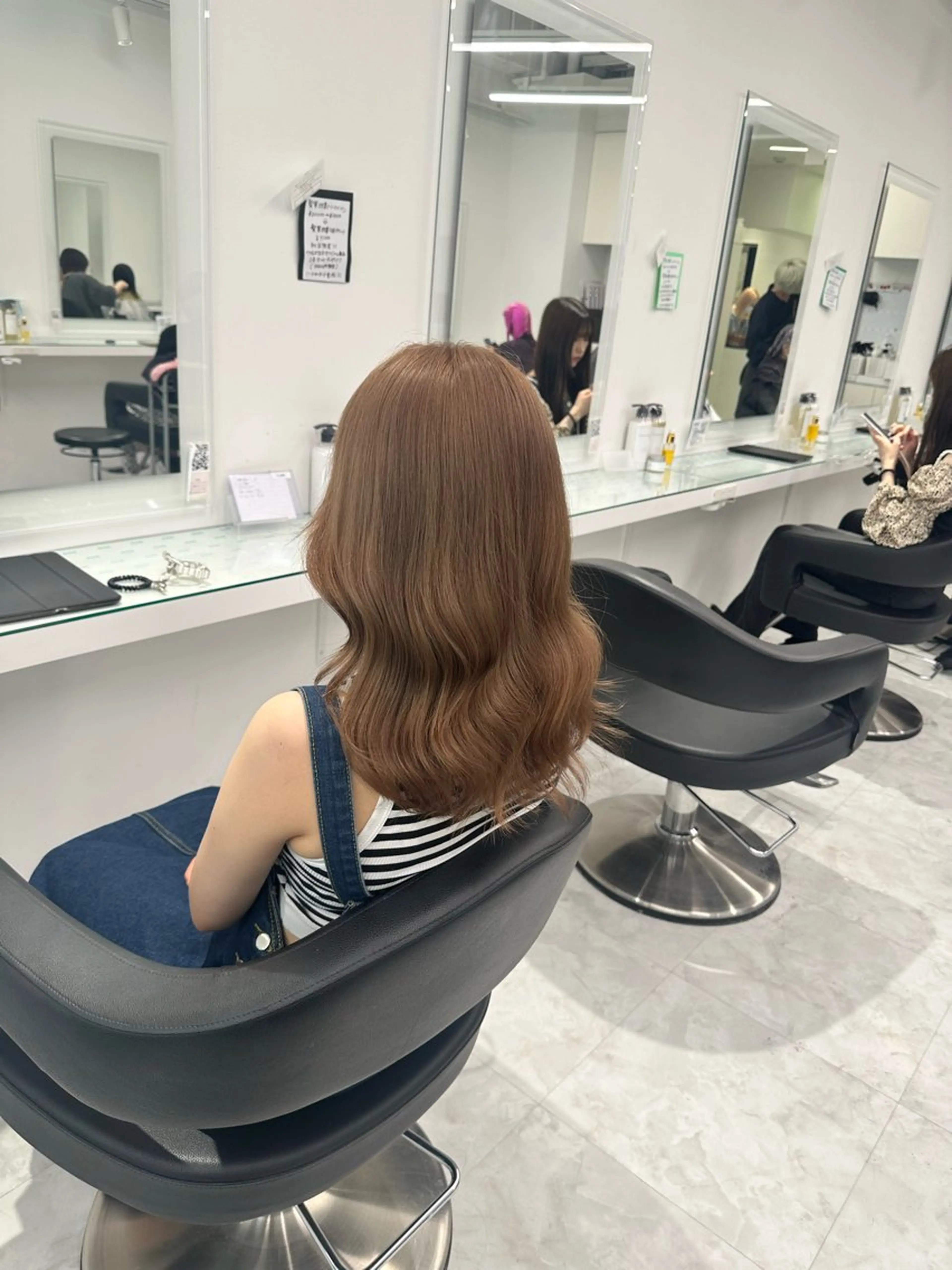 カラー マンツーマン/原宿/ 透明感カラー⭐️のヘアスタイル