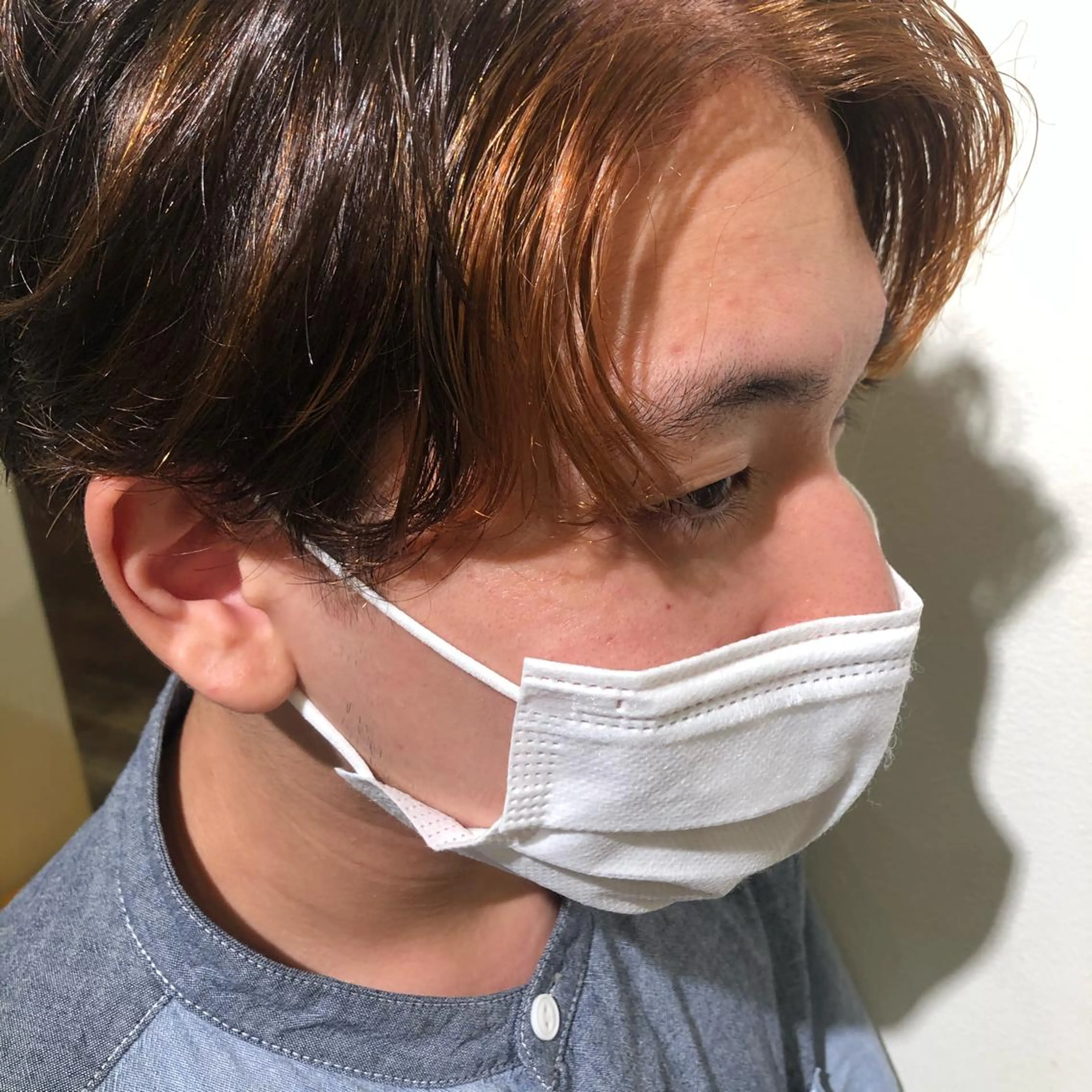 メンズ メンズインナーカラー MAKE'S所属・石坂 暢大のヘアスタイル