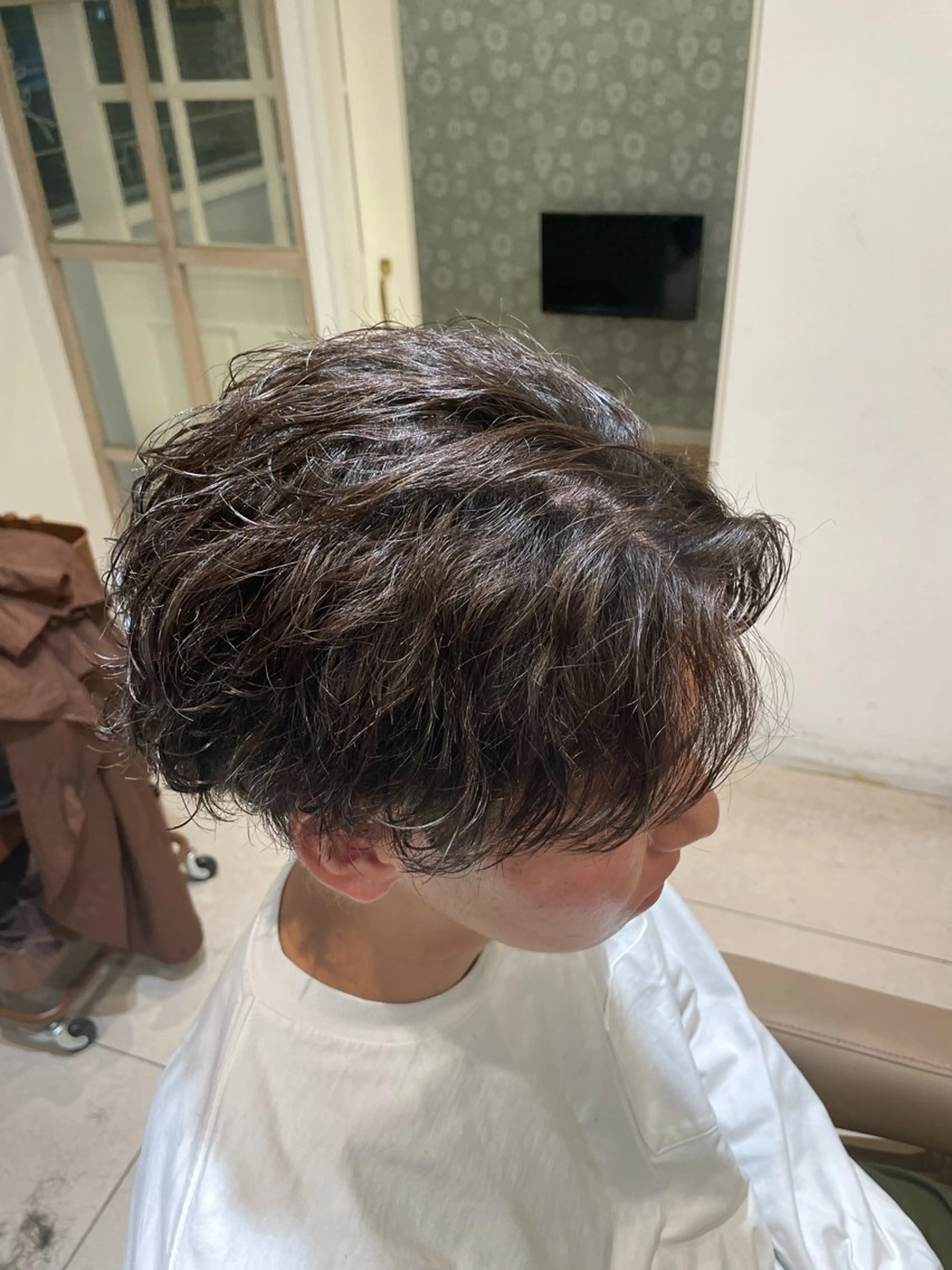 パーマ メンズ カット パーマ Men’s特化👑 鈴木大翔のヘアスタイル