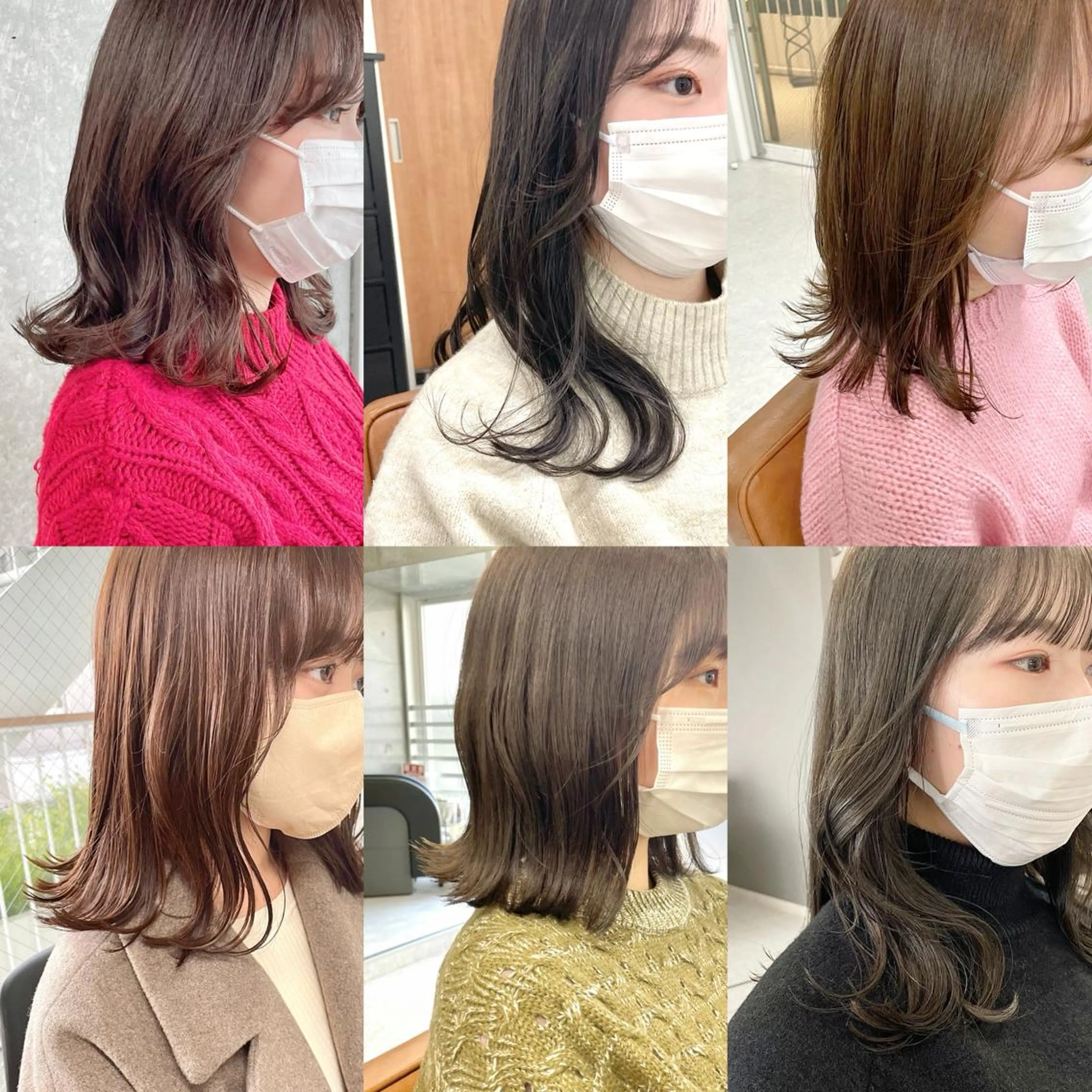 ミディアム カラー ヘアアレンジ ヘアカラー トリートメント メンズ似合わせ🪞 リピート率No.1のヘアスタイル
