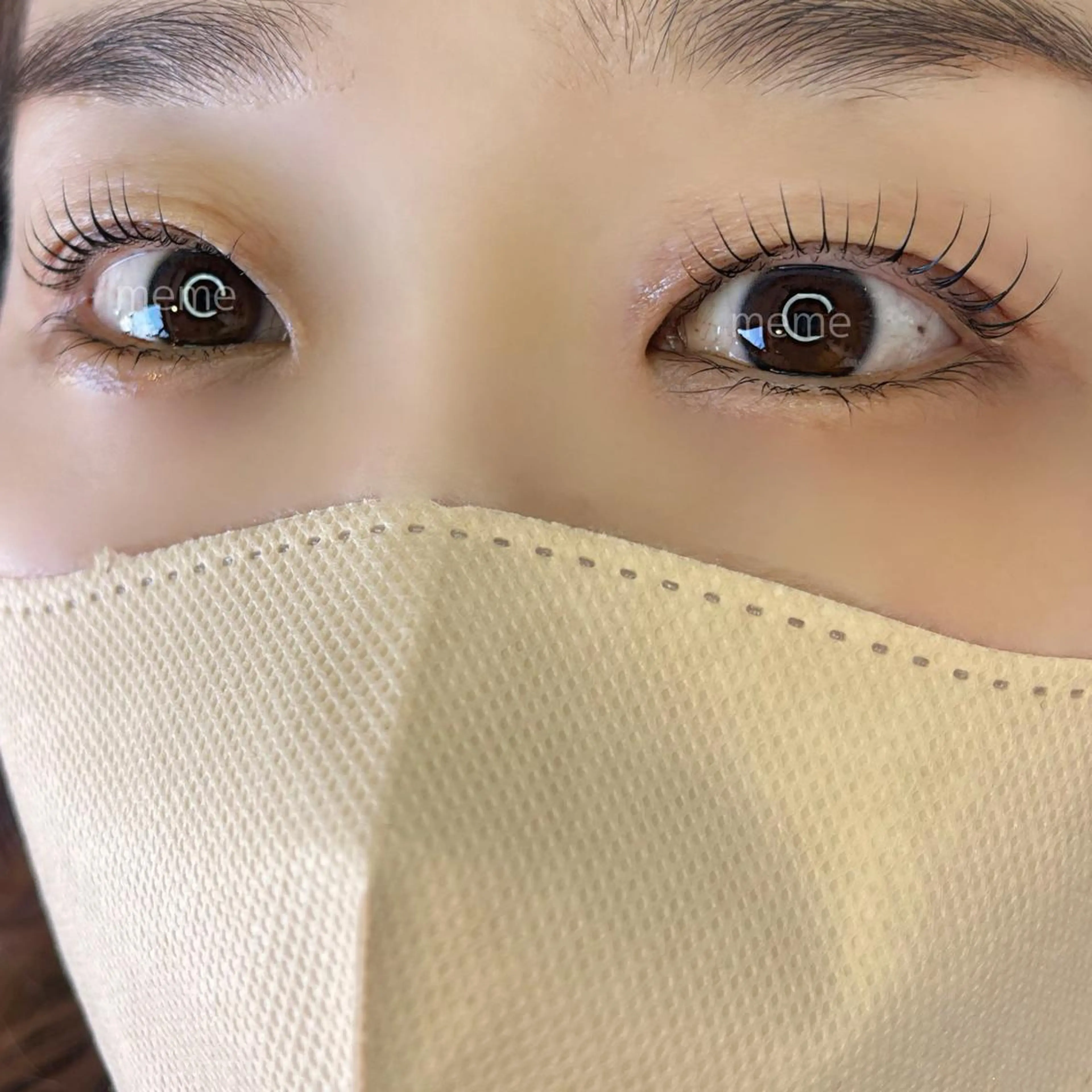 マツエク・マツパ 束感まつ毛 meme erinaのマツエク・マツパデザイン