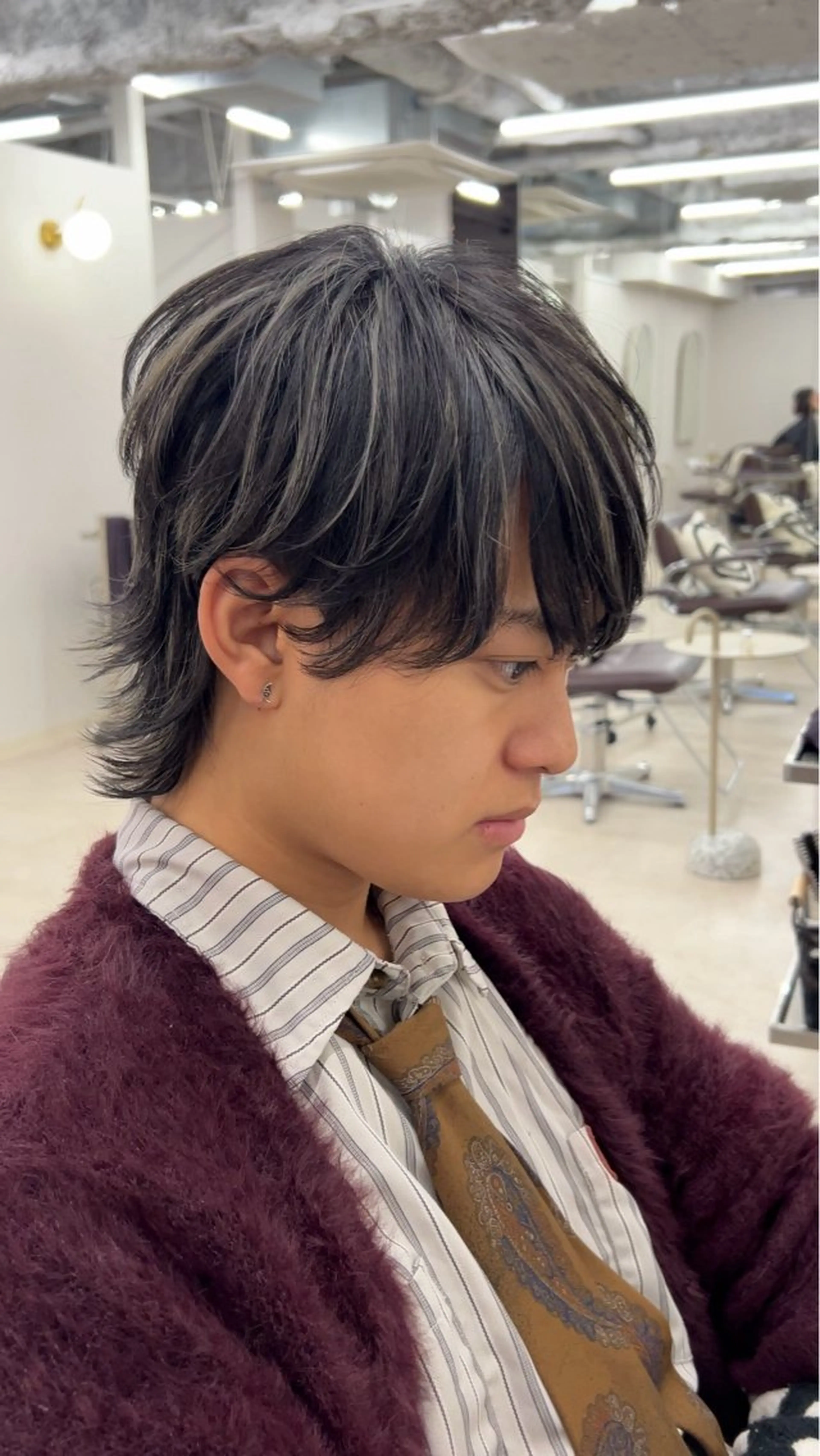 ショート カラー パーマ ヘアアレンジ メンズ キッズ 💖渋谷髪質改善/ 透明感カラー💖のヘアスタイル