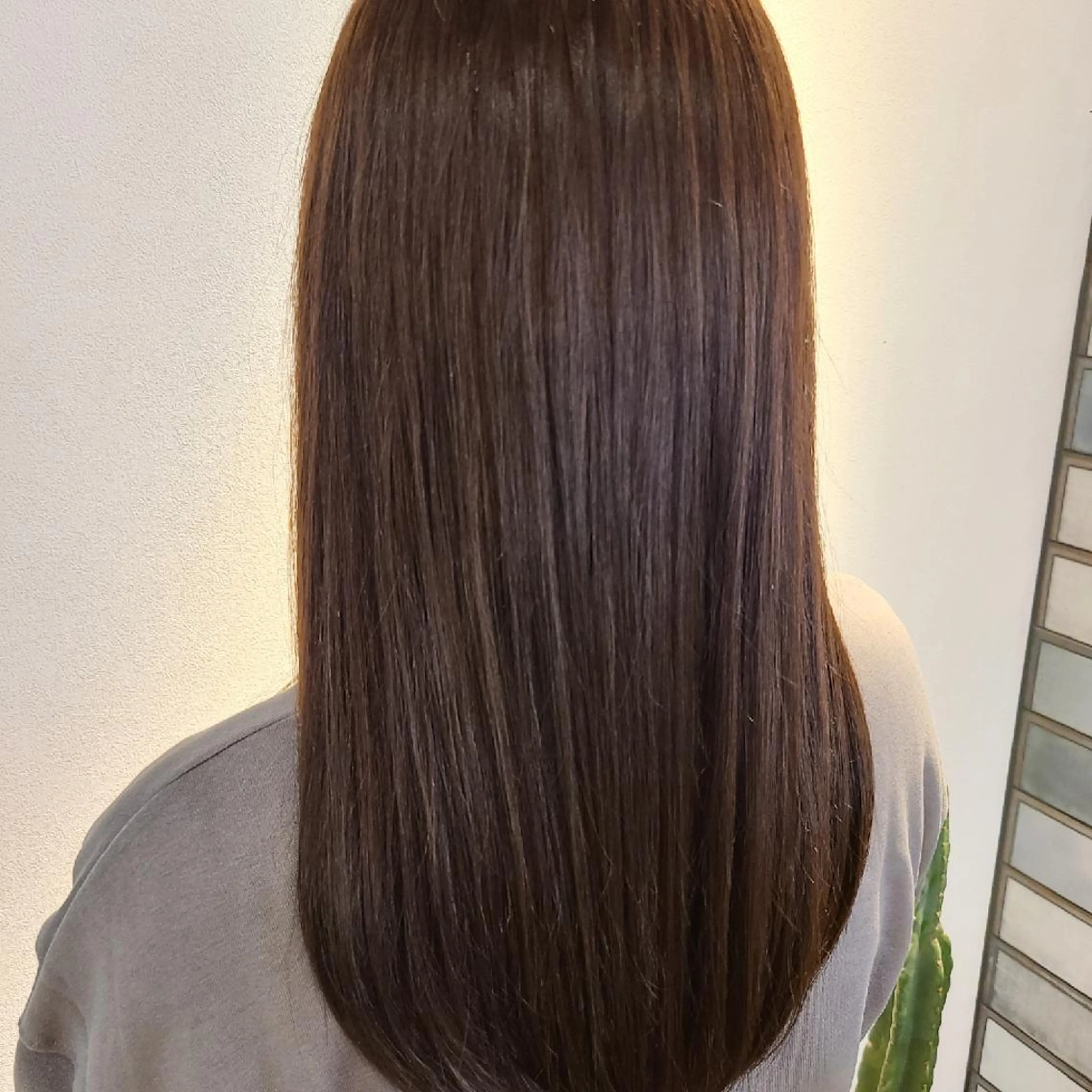セミロング アッシュ アッシュブラウン カット ヘアカラー トリートメント カヤノ ミサキ𓇼𓆉 のヘアスタイル