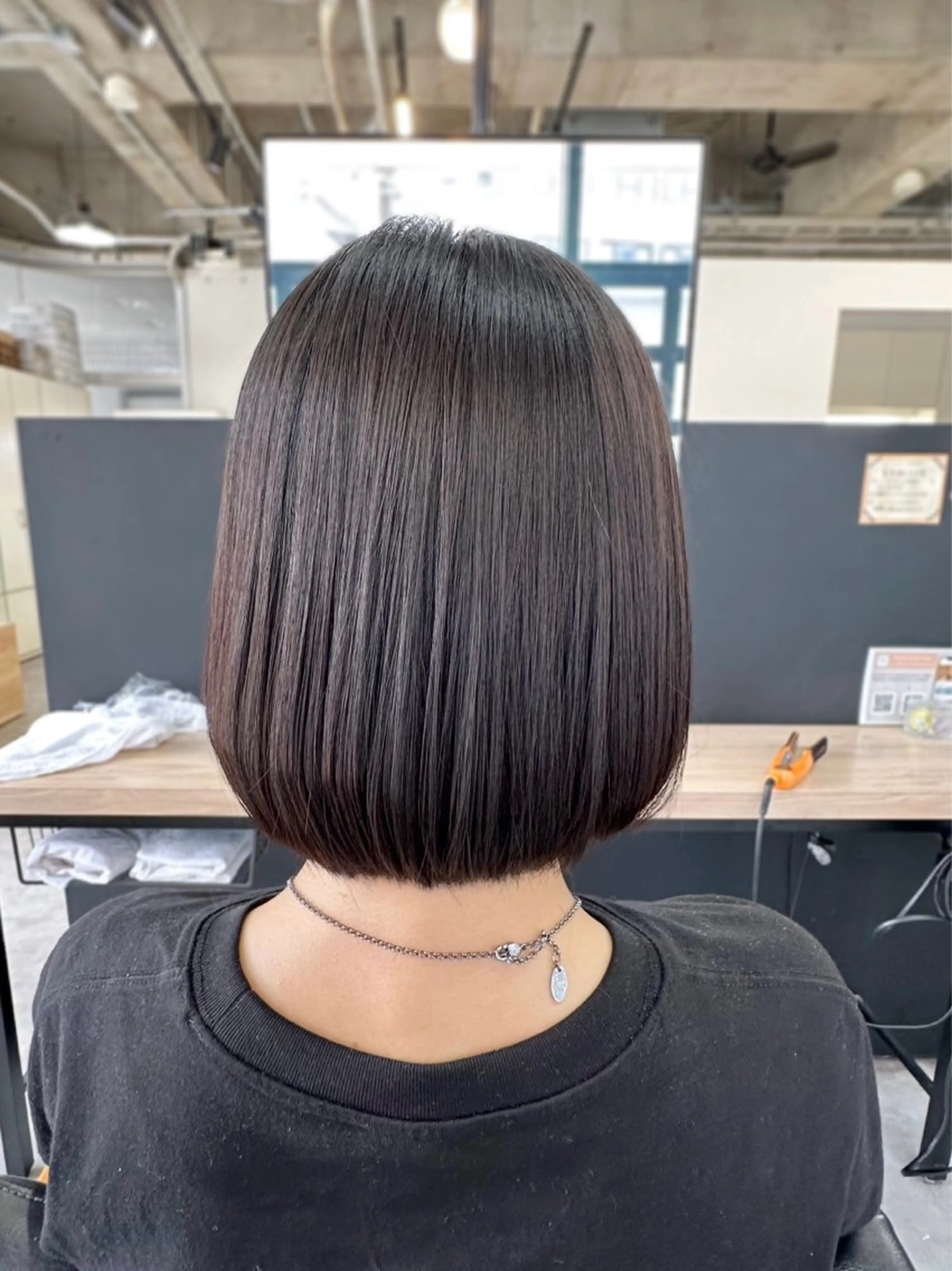ショート カット 縮毛矯正 🌈ショートボブ⚪︎ 暖色🌈村山武史のヘアスタイル