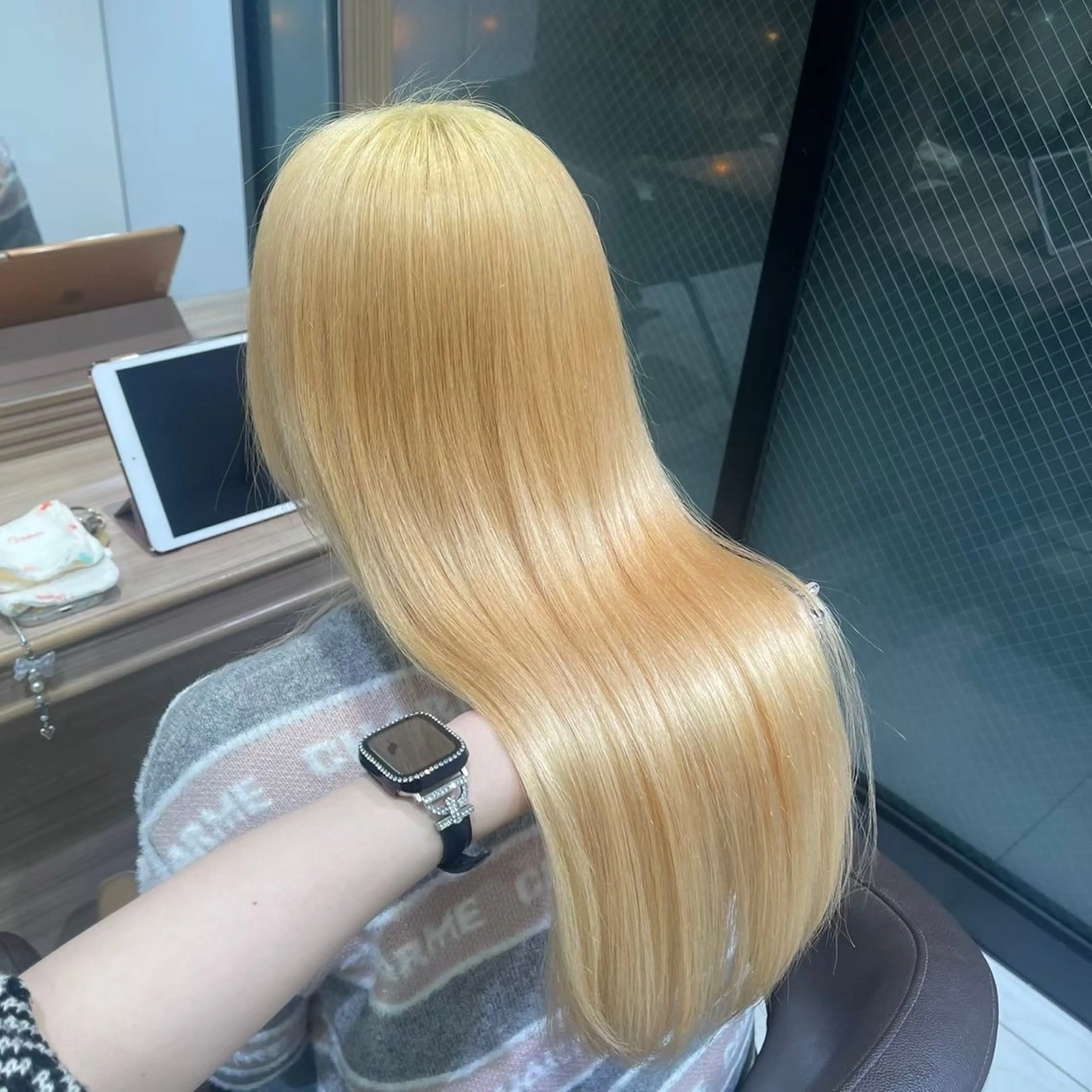 《ケアメニュー》カット➕ケアブリーチ+艶カラー➕トリートメント💎✨の写真