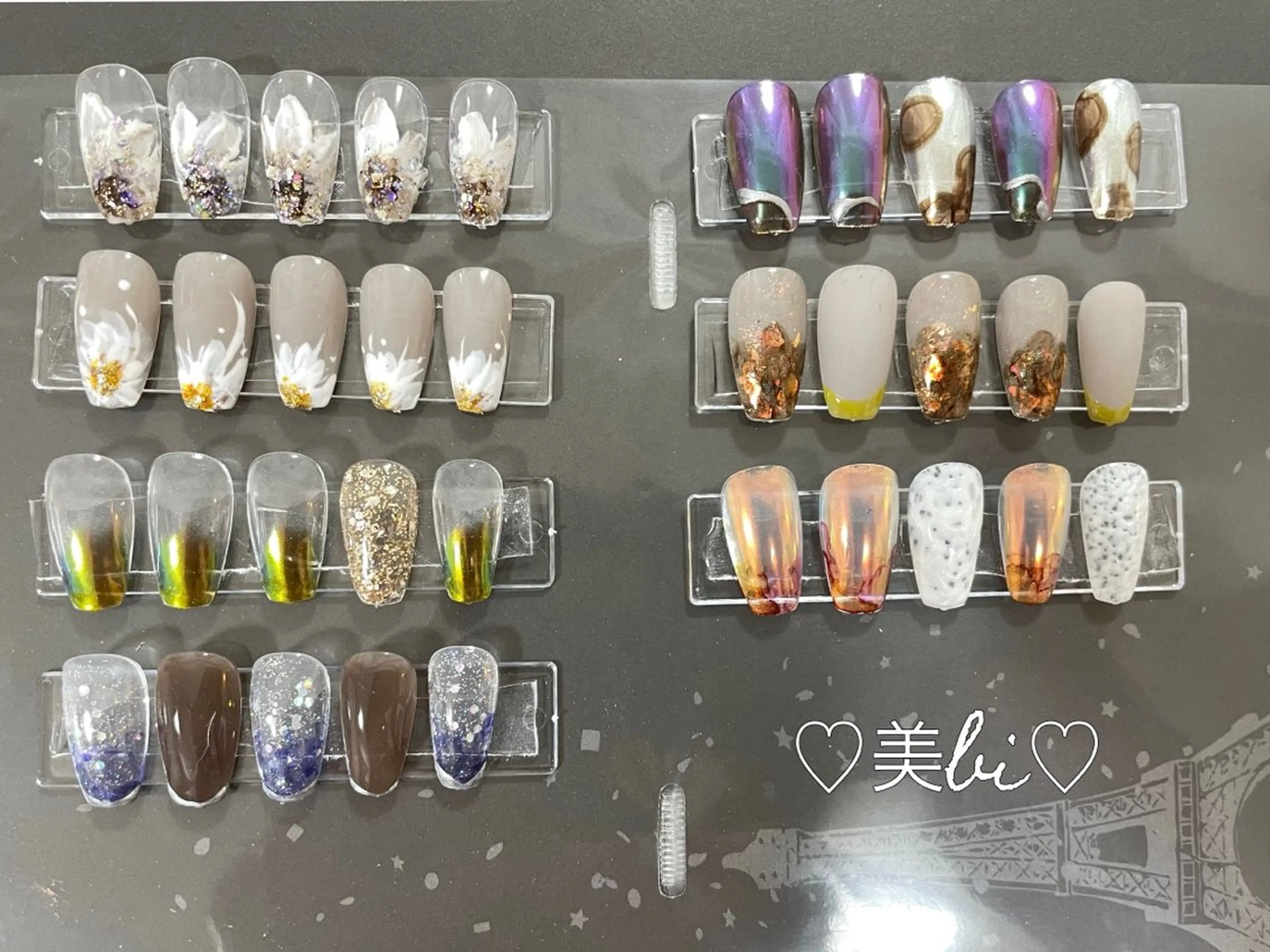 ネイル フットネイル ♡Bivi♡自爪に 優しいネイルサロンのネイルデザイン