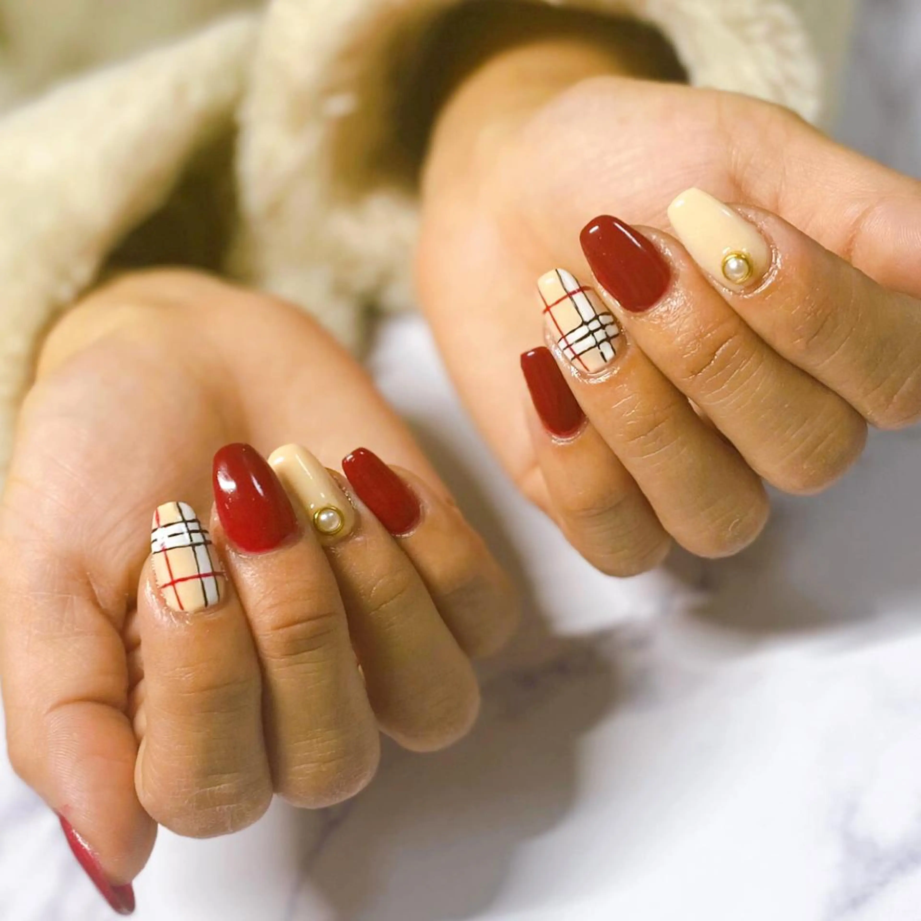 ネイル ボルドー エンジェルハート所属・エンジェルハート 林田のマツエク・マツパデザイン