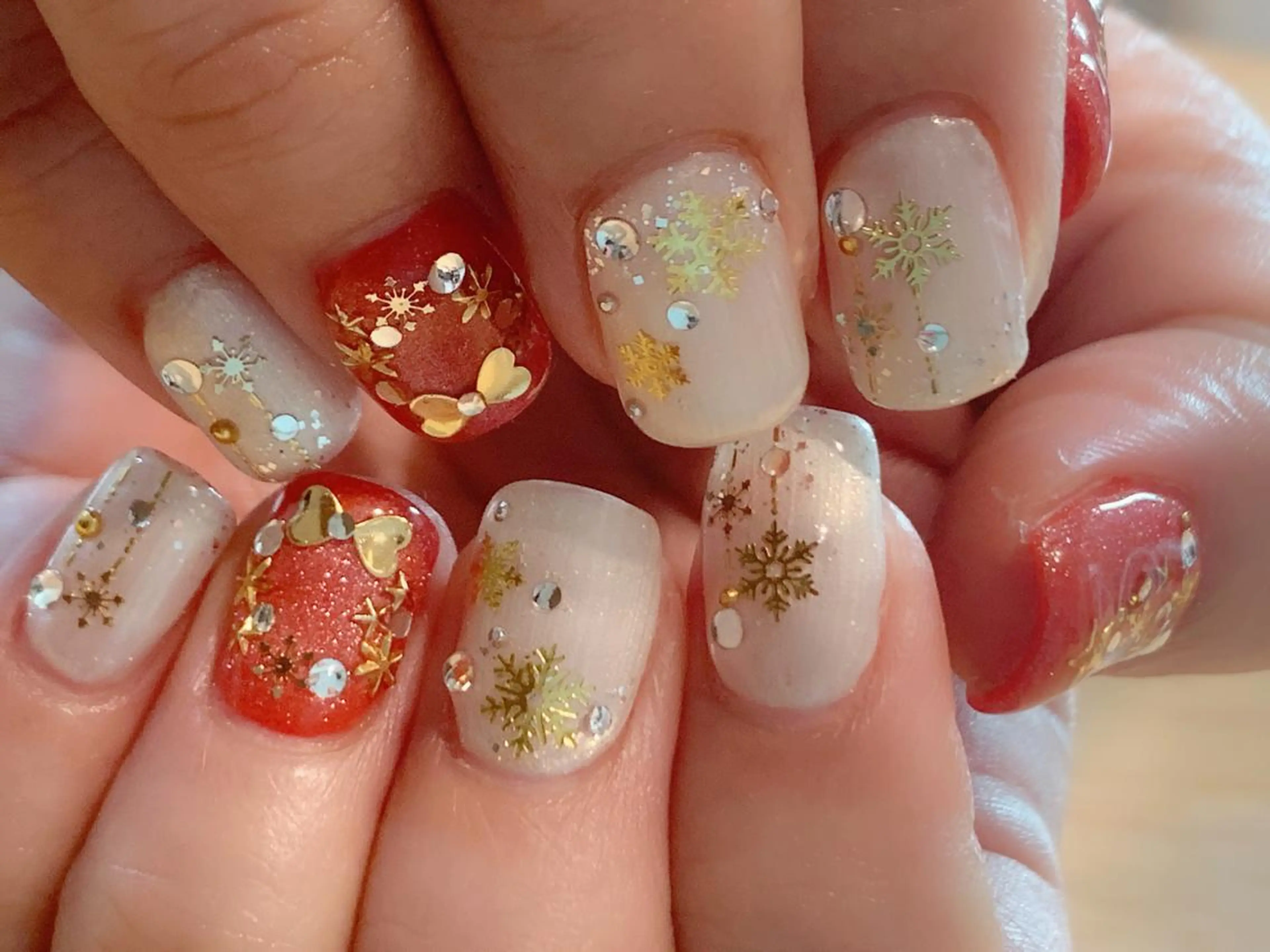 ネイル 冬ネイル クリスマス Nail Space R所属・ネイルスペースR 小林のネイルデザイン