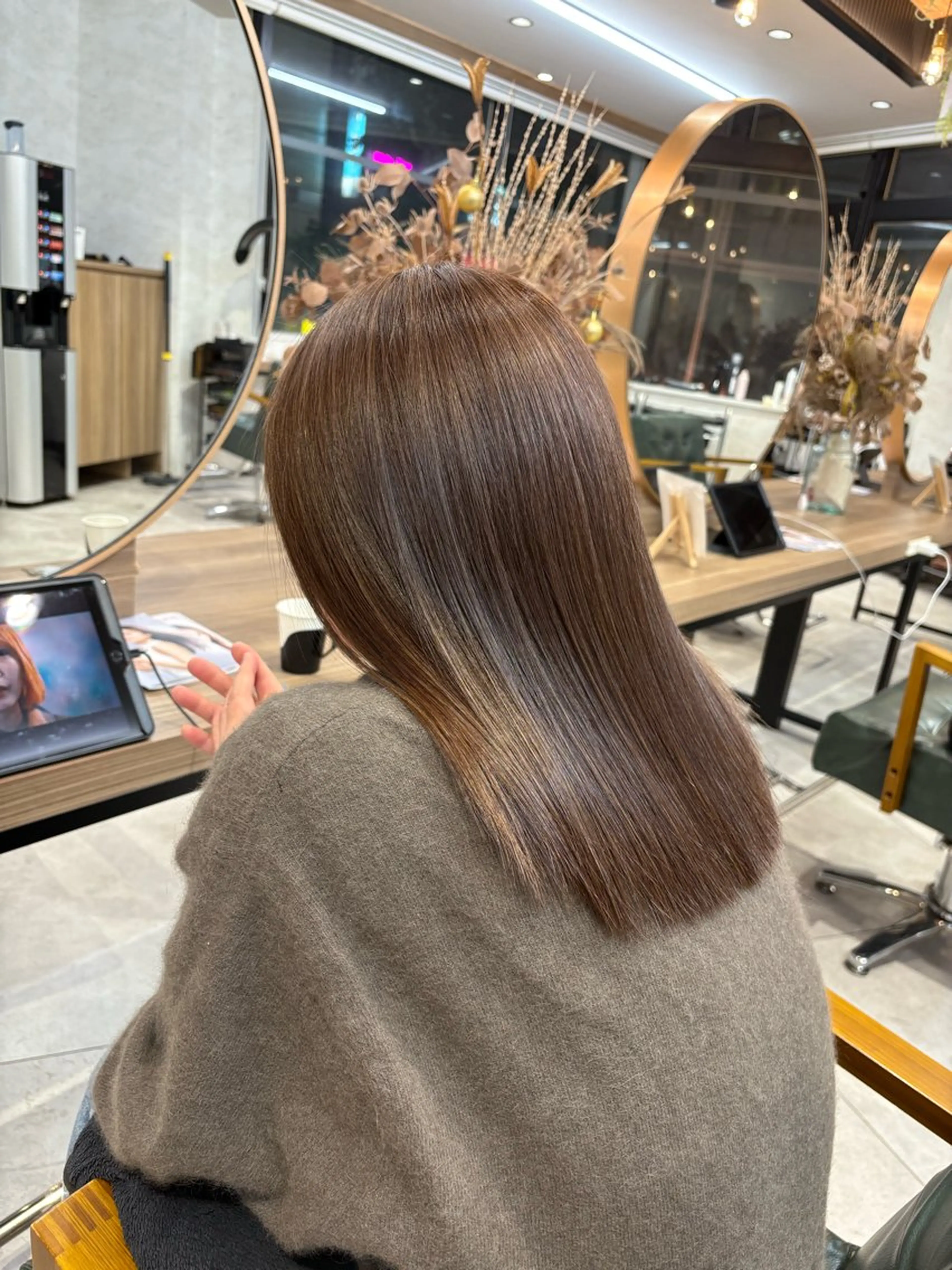 カラー ヘアカラー 🧸艶ブリーチ/深み カラー🌺Noa🌺のヘアスタイル