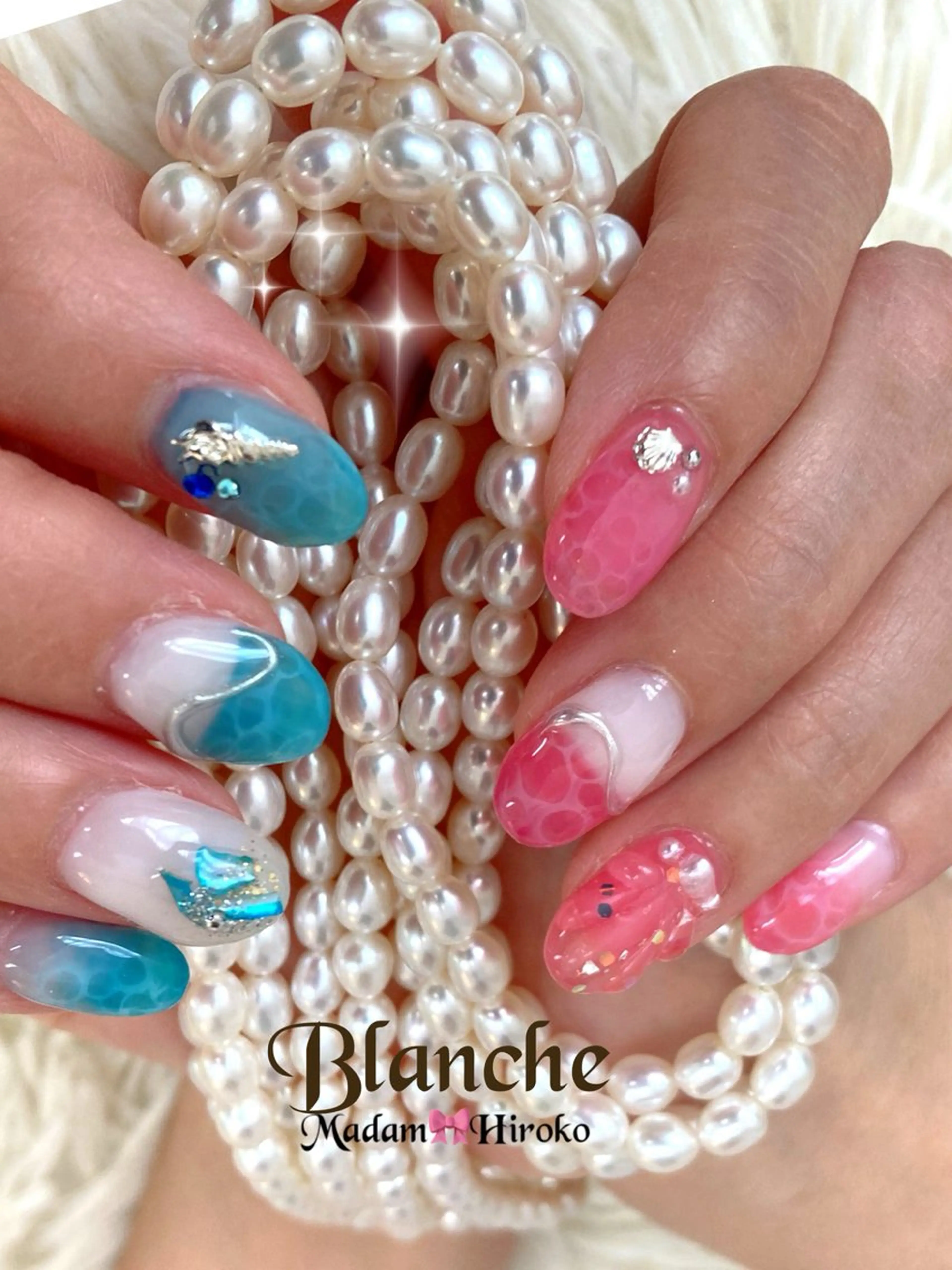 ネイル 夏ネイル Lianネイル 寛子Lianのネイルデザイン