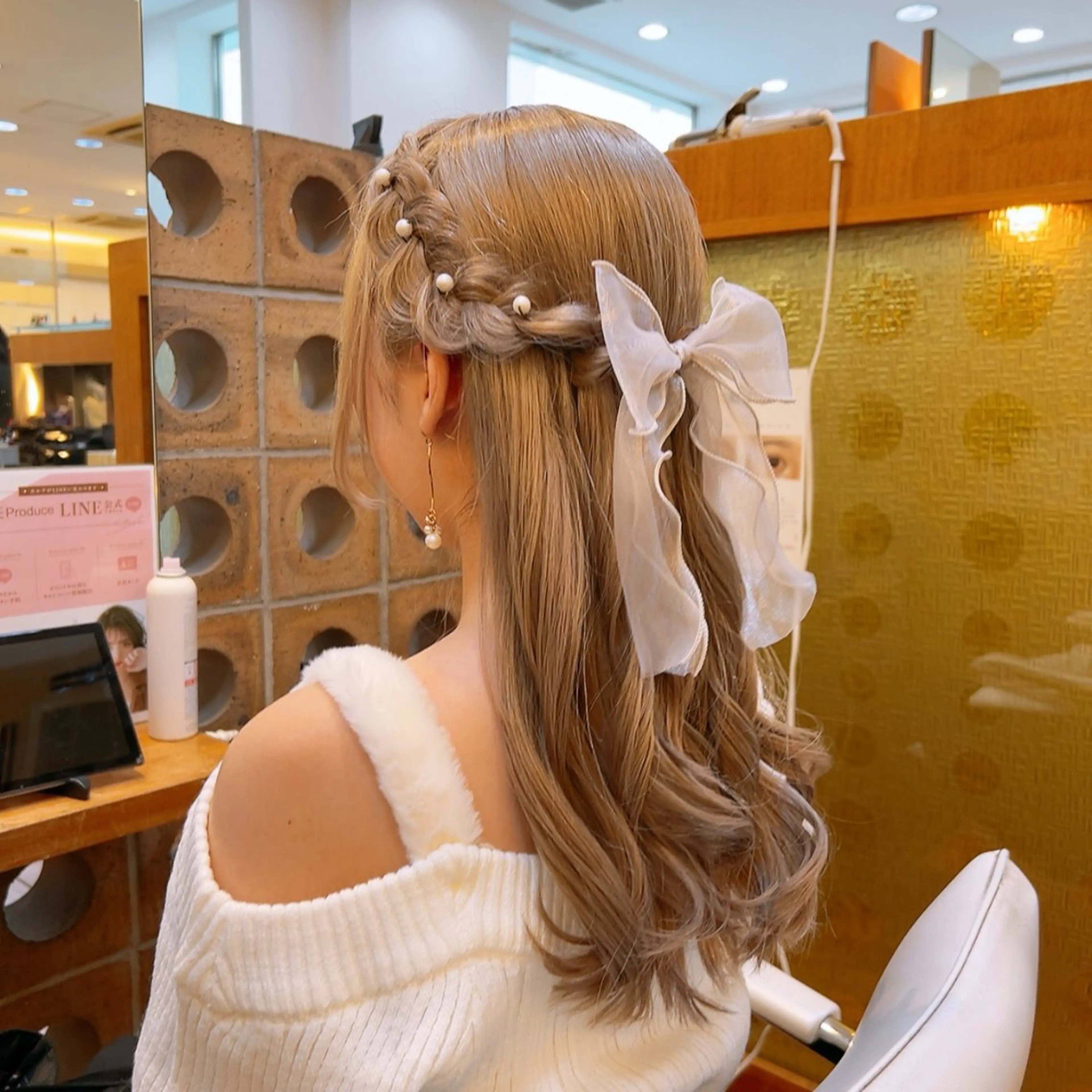 ヘアアレンジ 💠クロスパーマ /アレンジ/彩未💠のヘアスタイル