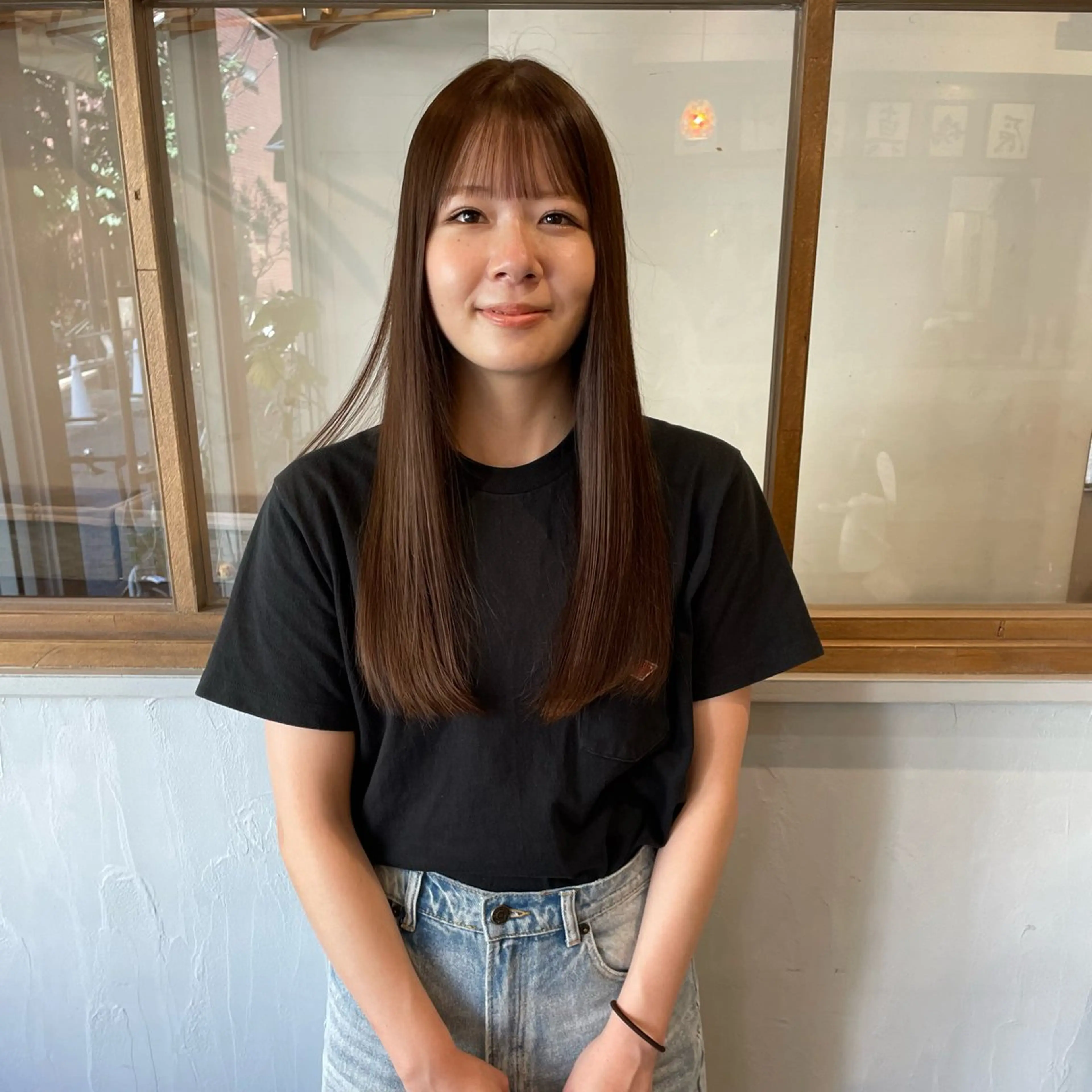 ロング カラー 平地 晃人のヘアスタイル