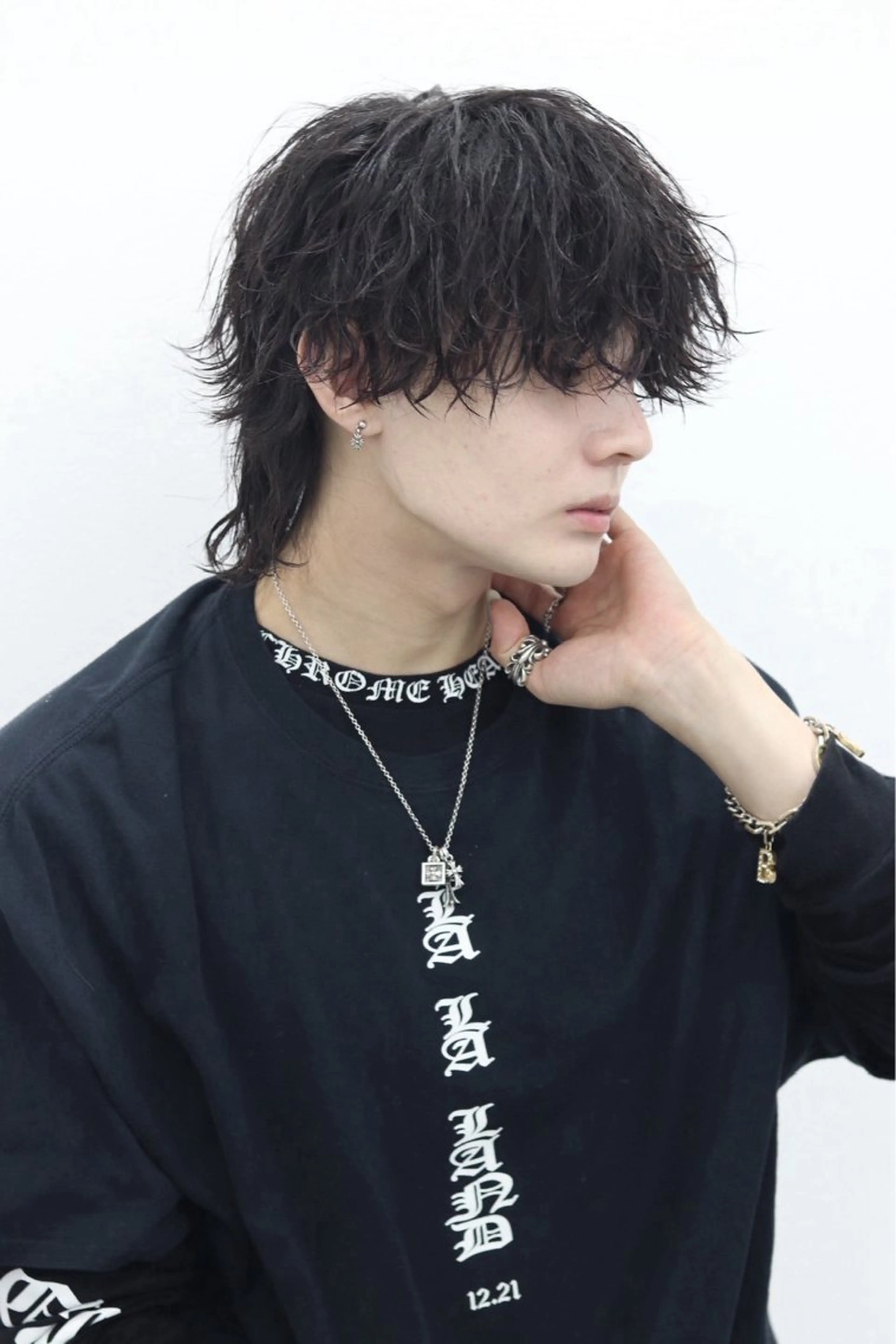 セミロング カラー パーマ ヘアアレンジ メンズ 似合わせカット メンズ特化❤️🔥 RIKU❤️🔥のヘアスタイル